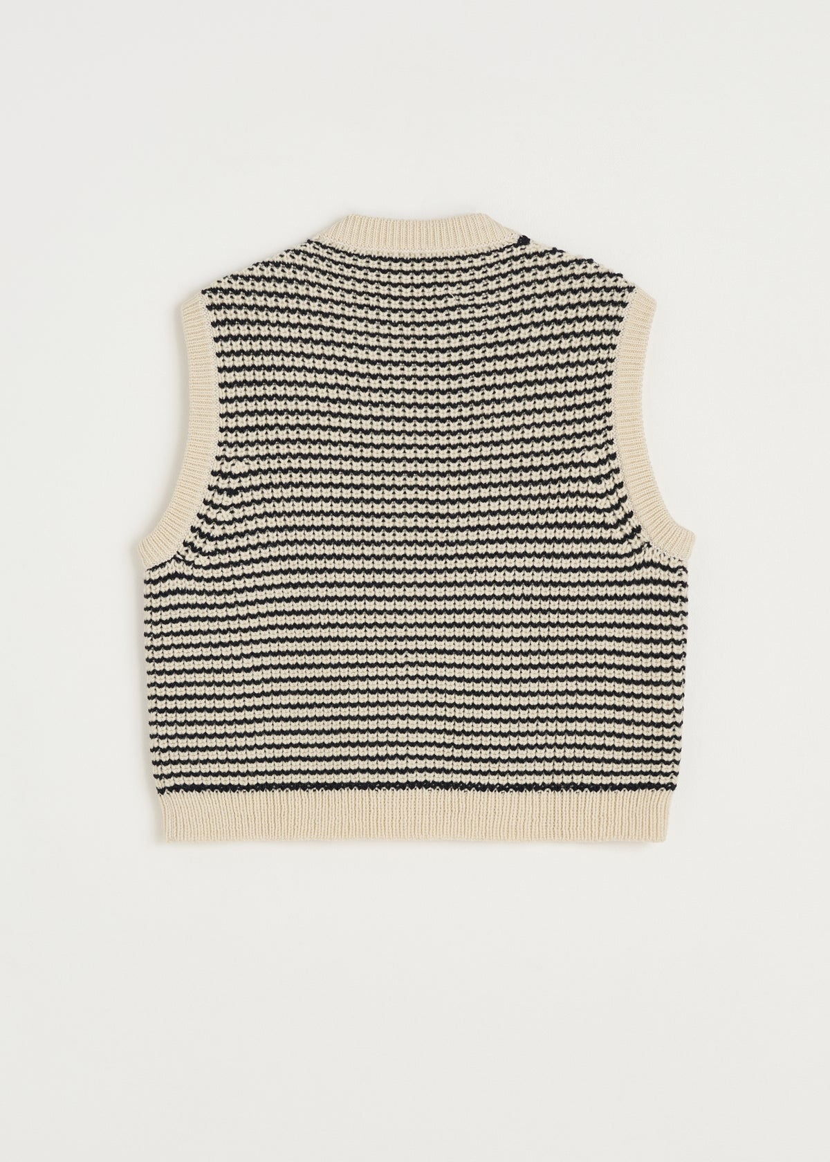 Asha vest – highland wool | Mix black navy Vest aiayu