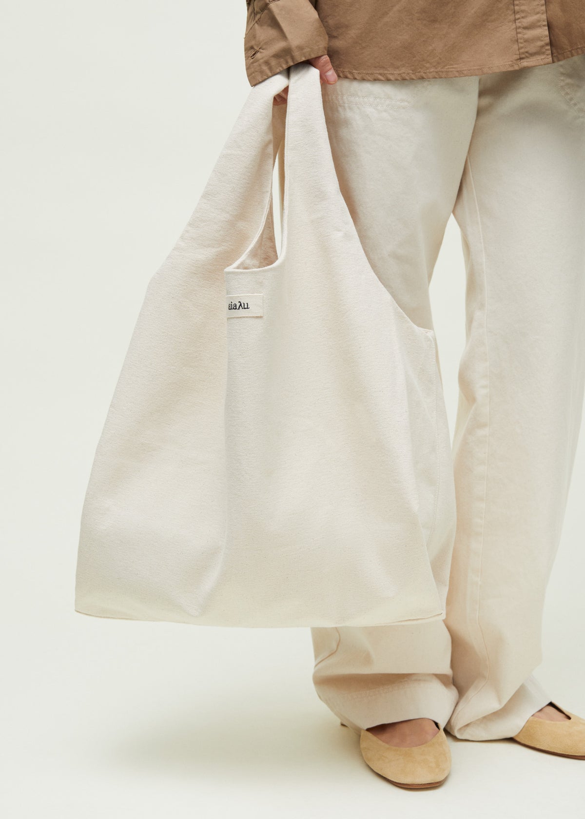Bag canvas medium | Pure ecru Bag aiayu