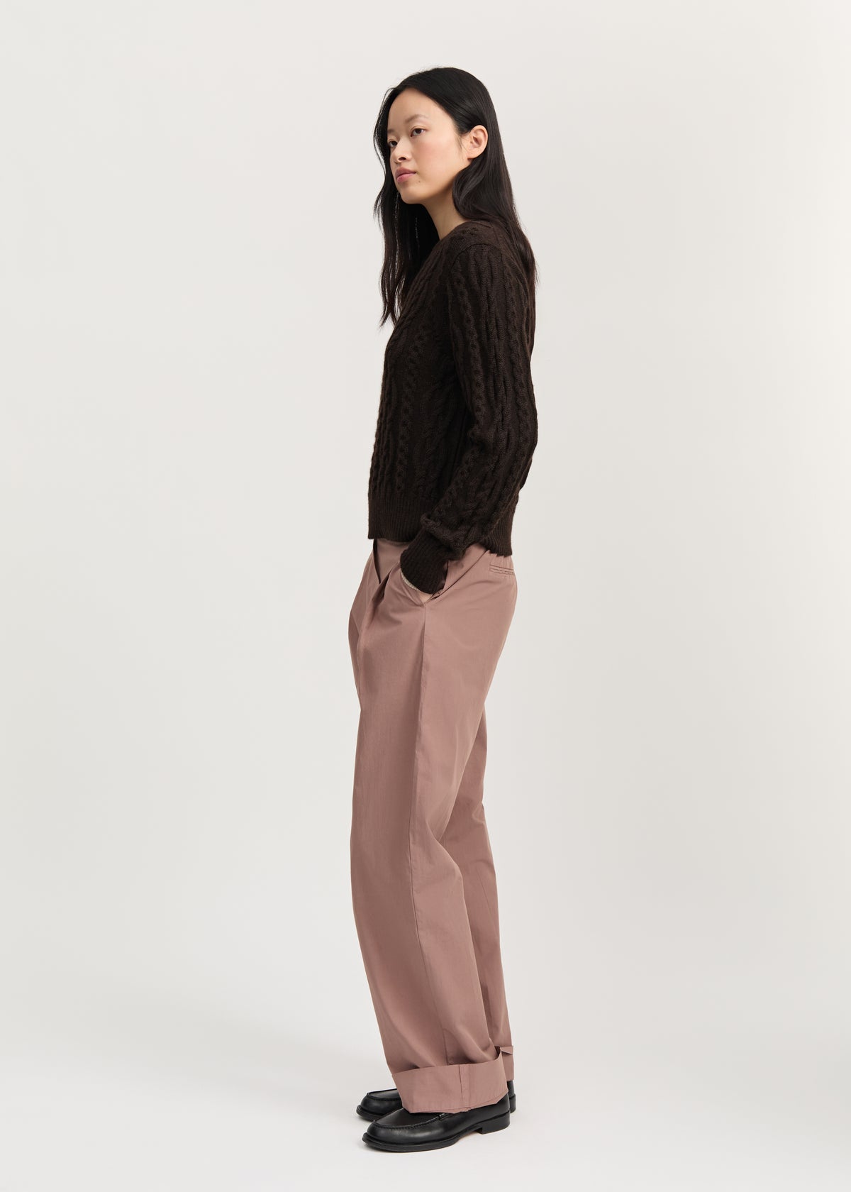 Billy pant zip poplin | Desert blush Pants aiayu