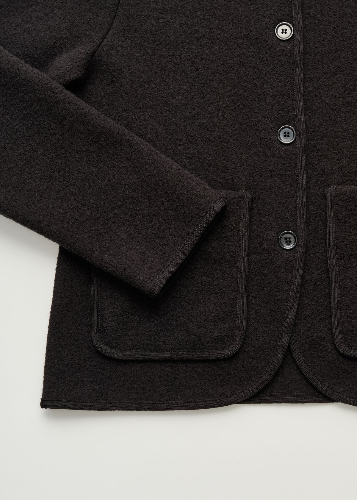 Cara jacket – merino wool | Dark brown Jacket aiayu