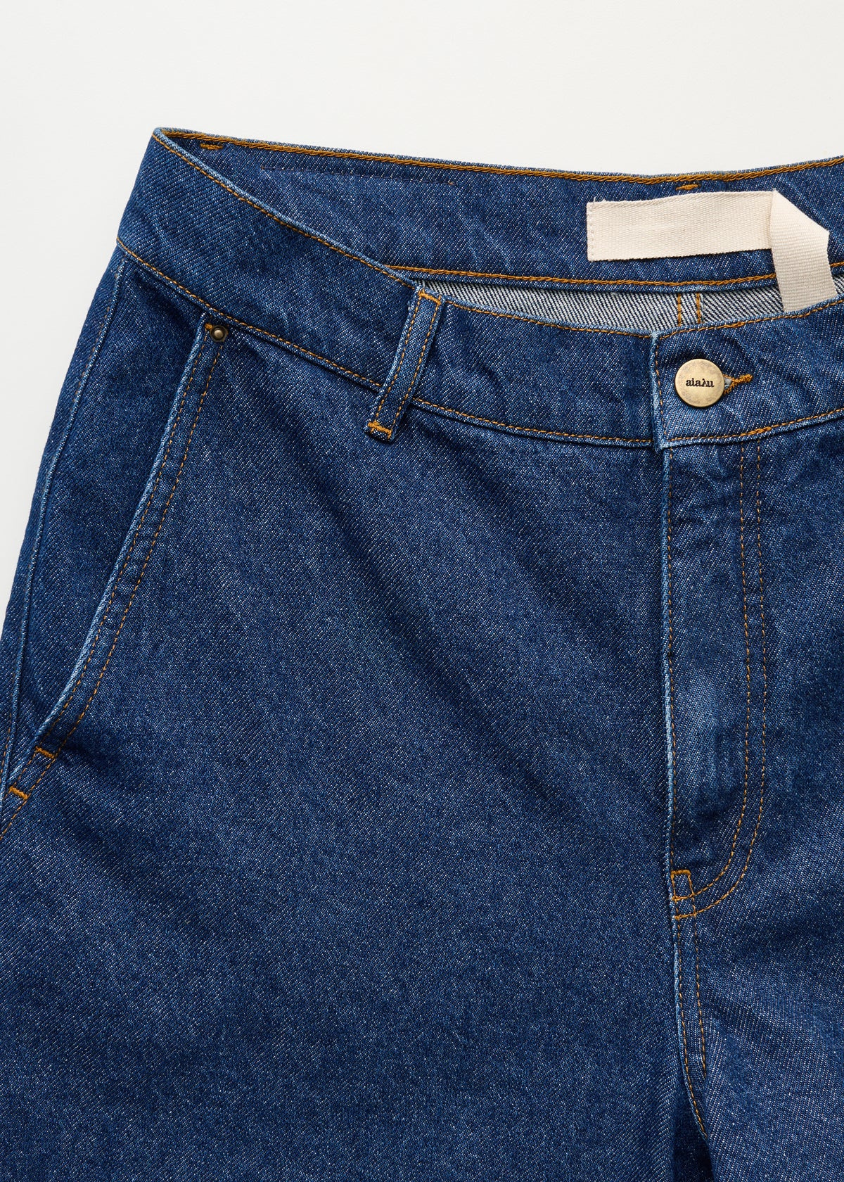 Carlo denim shorts | Mid blue Shorts aiayu