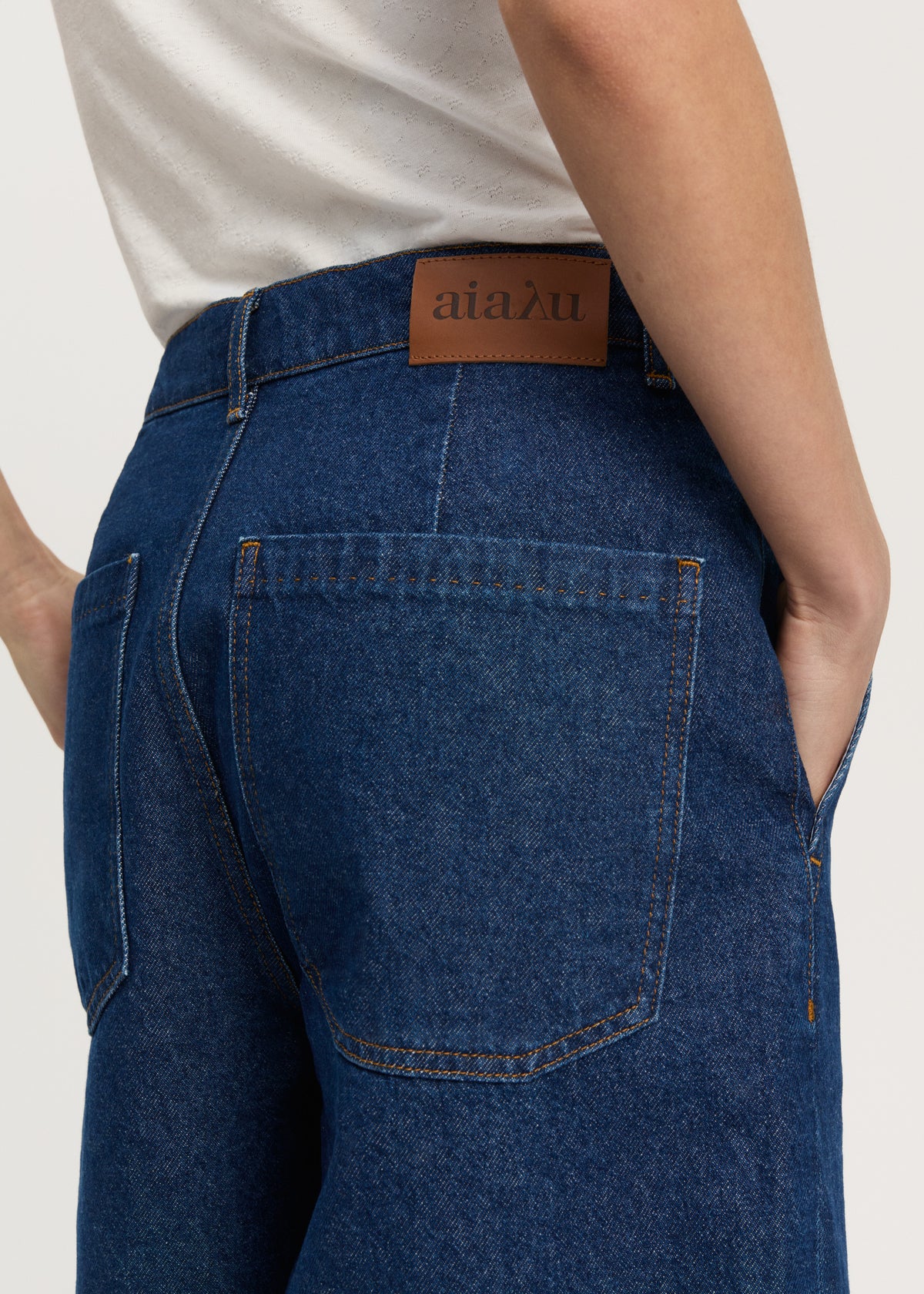 Carlo denim shorts | Mid blue Shorts aiayu