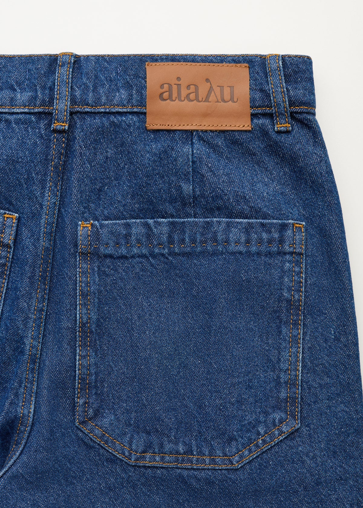 Carlo midwaist wide jeans | Mid Blue Jeans aiayu