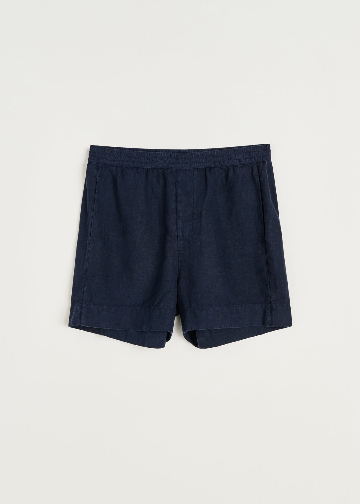 Casual shorts linen | Navy Shorts aiayu
