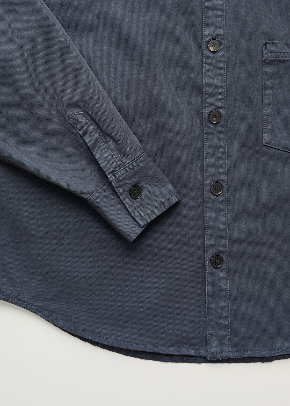 Casy shirt cotton | Washed slate Shirt Woven aiayu