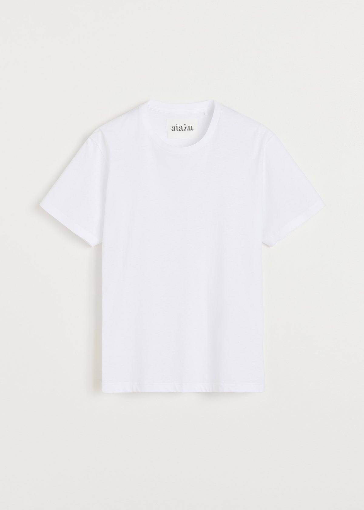 Classic circular tee | White T-shirt aiayu