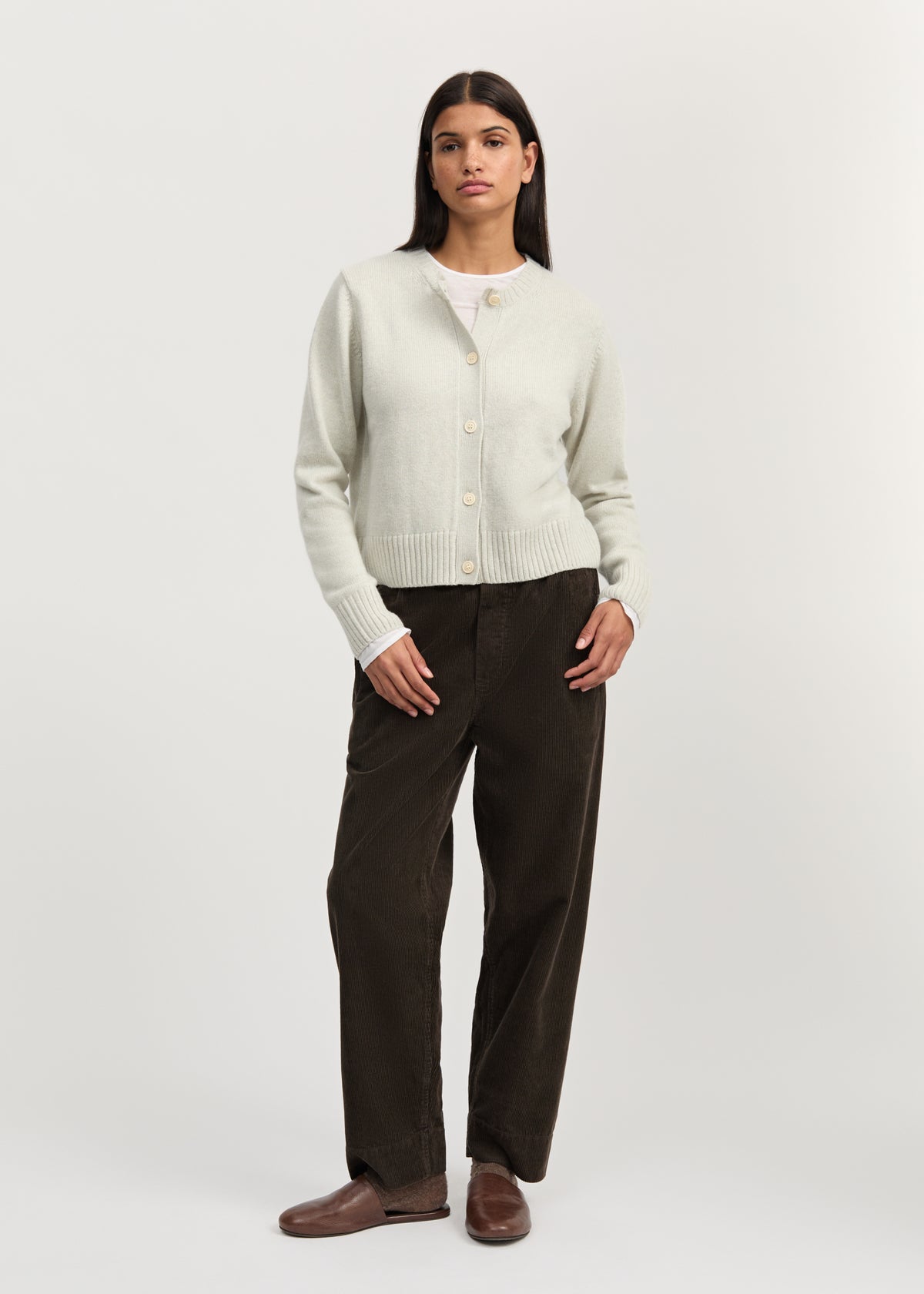 Coco pant corduroy | Smokey brown Pants aiayu