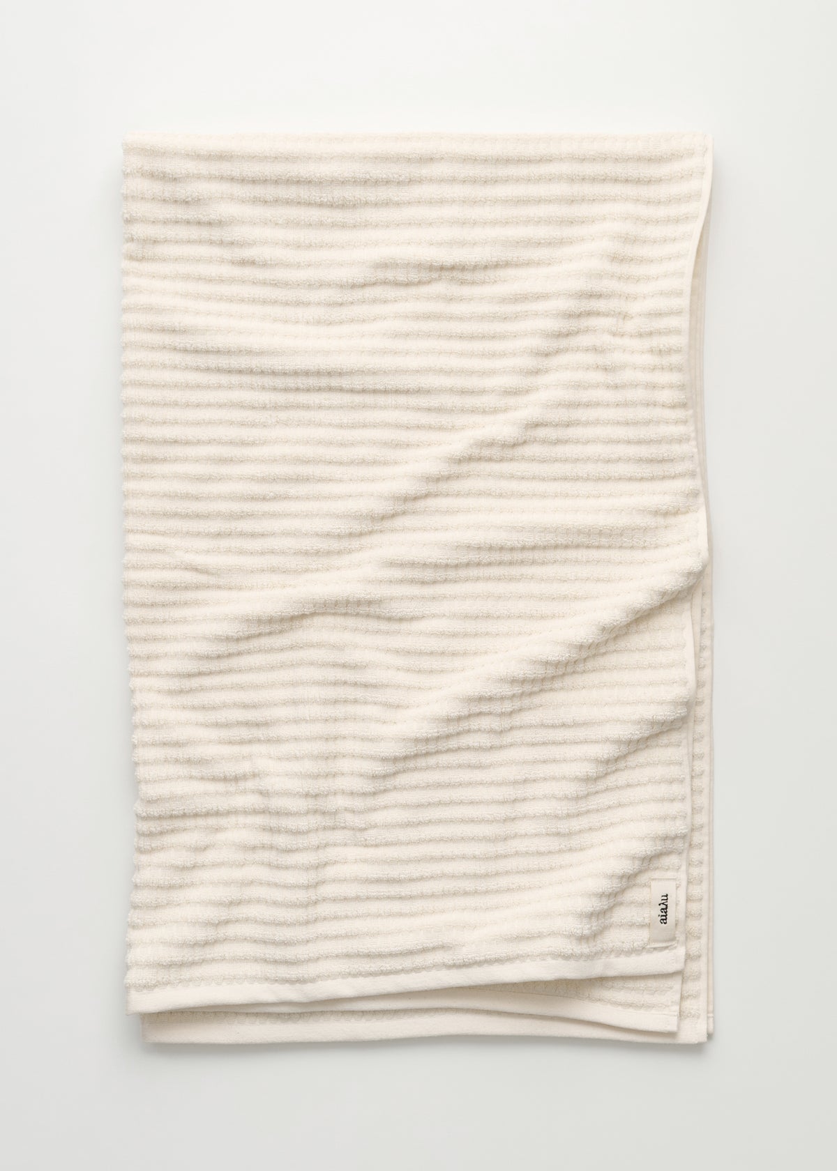 Cotton senshu bath sheet - 100x150 | Pure ecru Towel aiayu