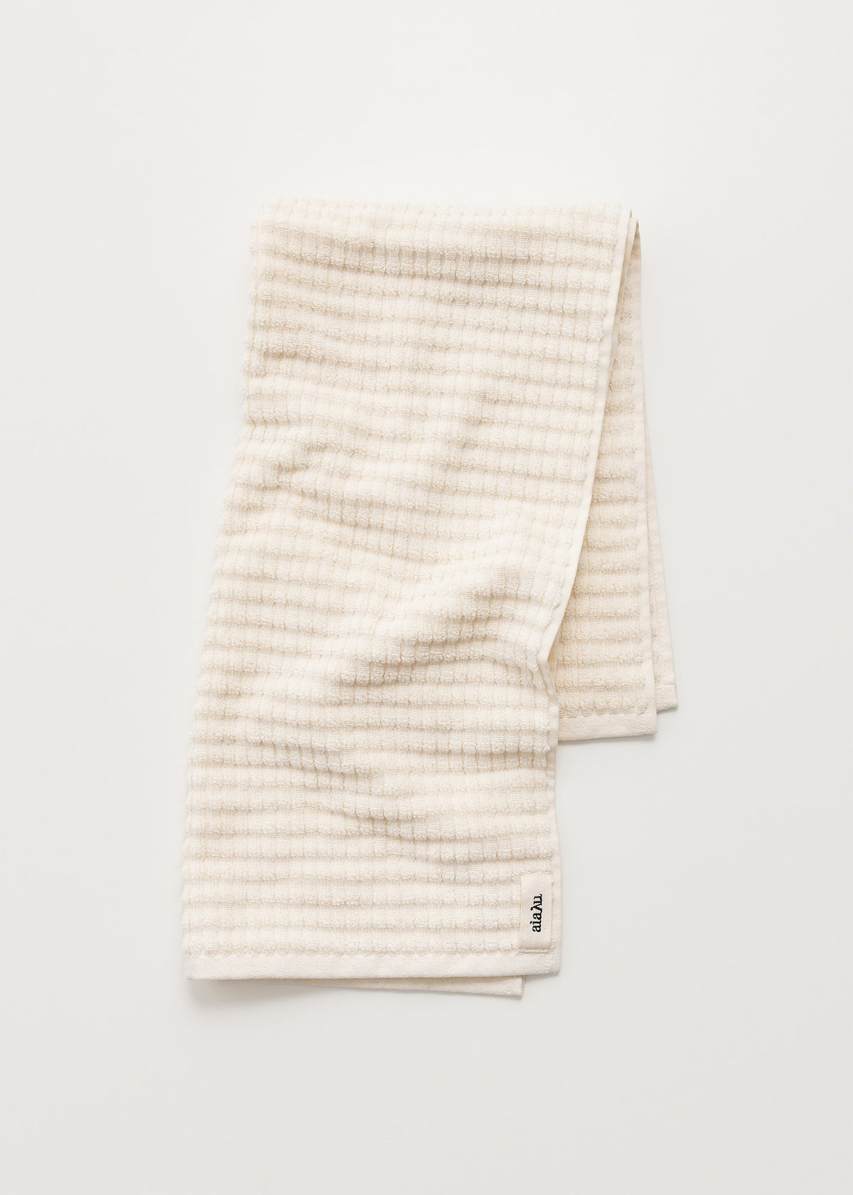 Cotton senshu hand towel - 50x90 | Pure ecru Towel aiayu