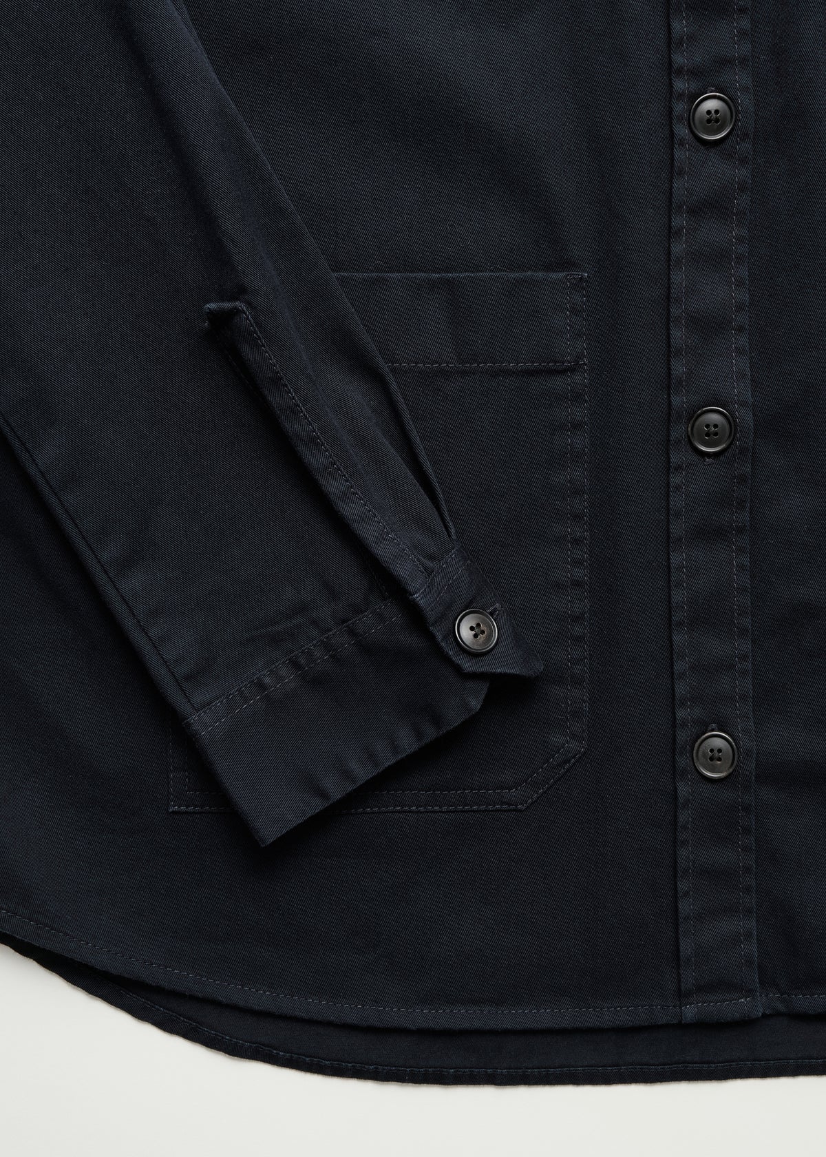 Dusty shirt | Black navy Shirt Woven aiayu