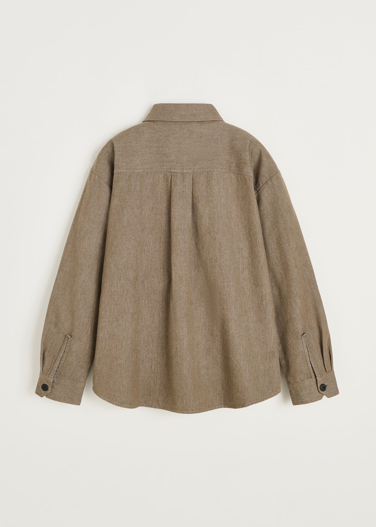 Dusty shirt | Smokey brown melange Shirt Woven aiayu