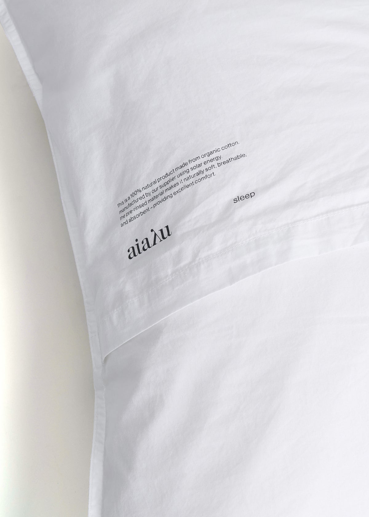 Pillow case 60x63 | White Bedding aiayu