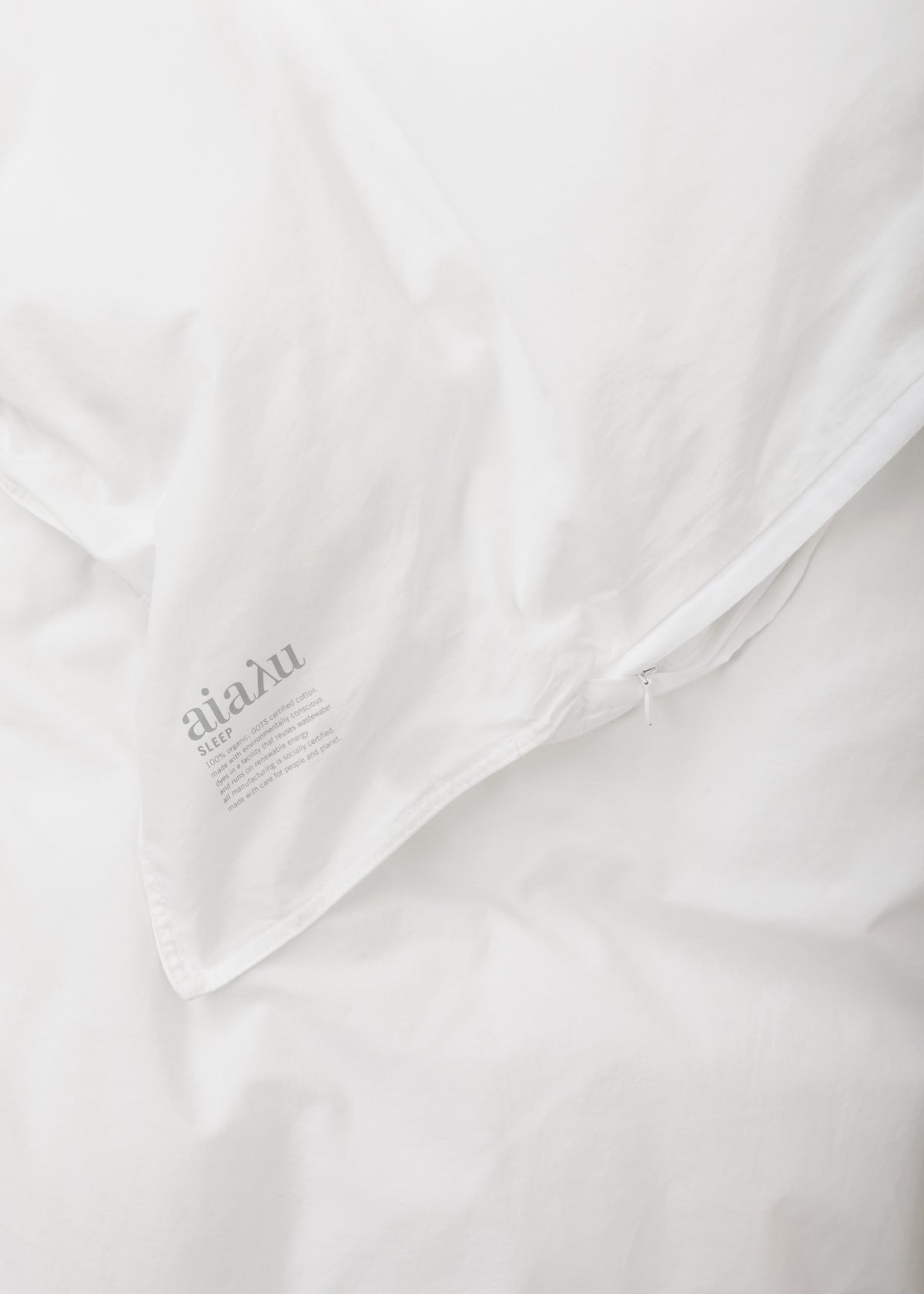 Junior duvet set 100x140 and pillow case | White Bedding aiayu