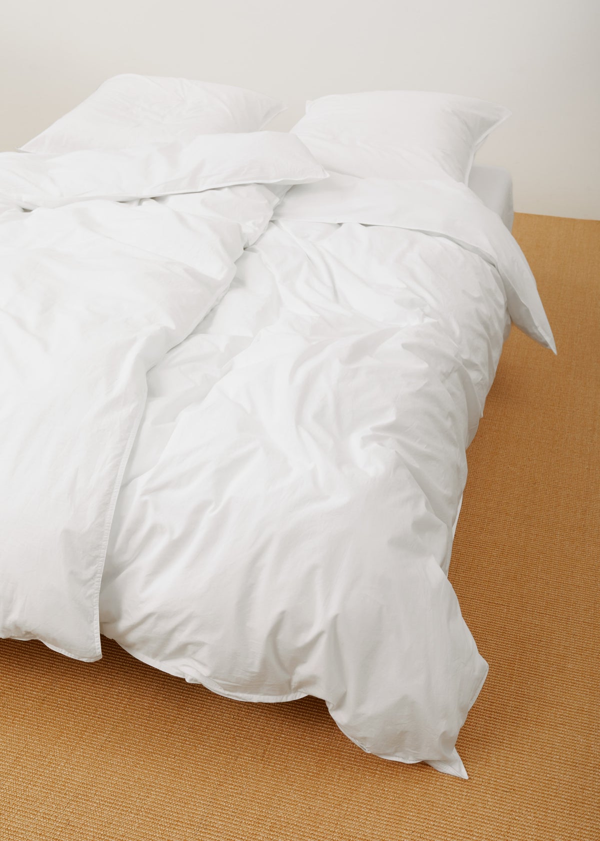 Duvet set 140x220 and pillow case | White Bedding aiayu