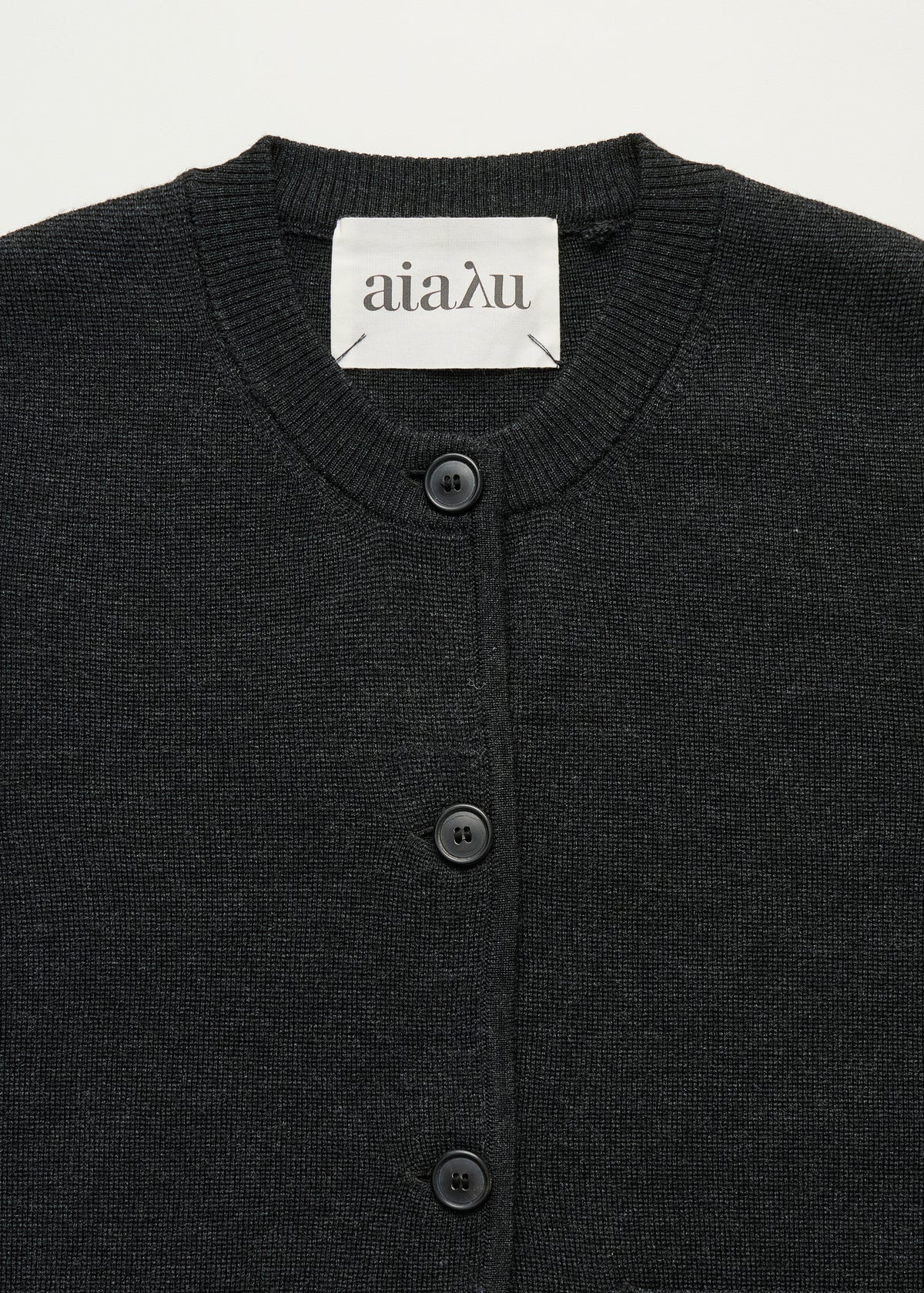 Elva vest – merino wool | Antracite Vest aiayu