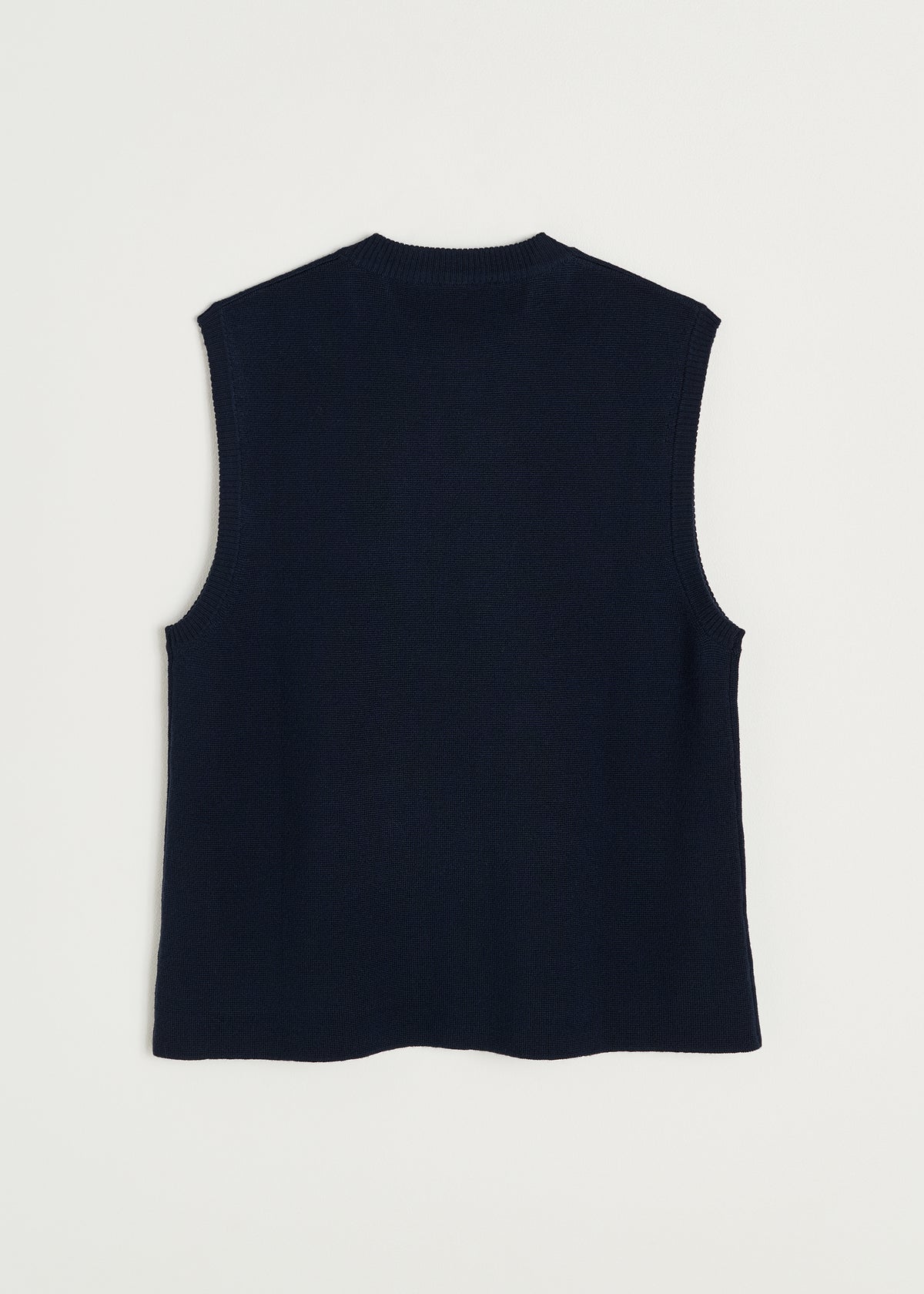 Elva vest – merino wool | Navy Vest aiayu