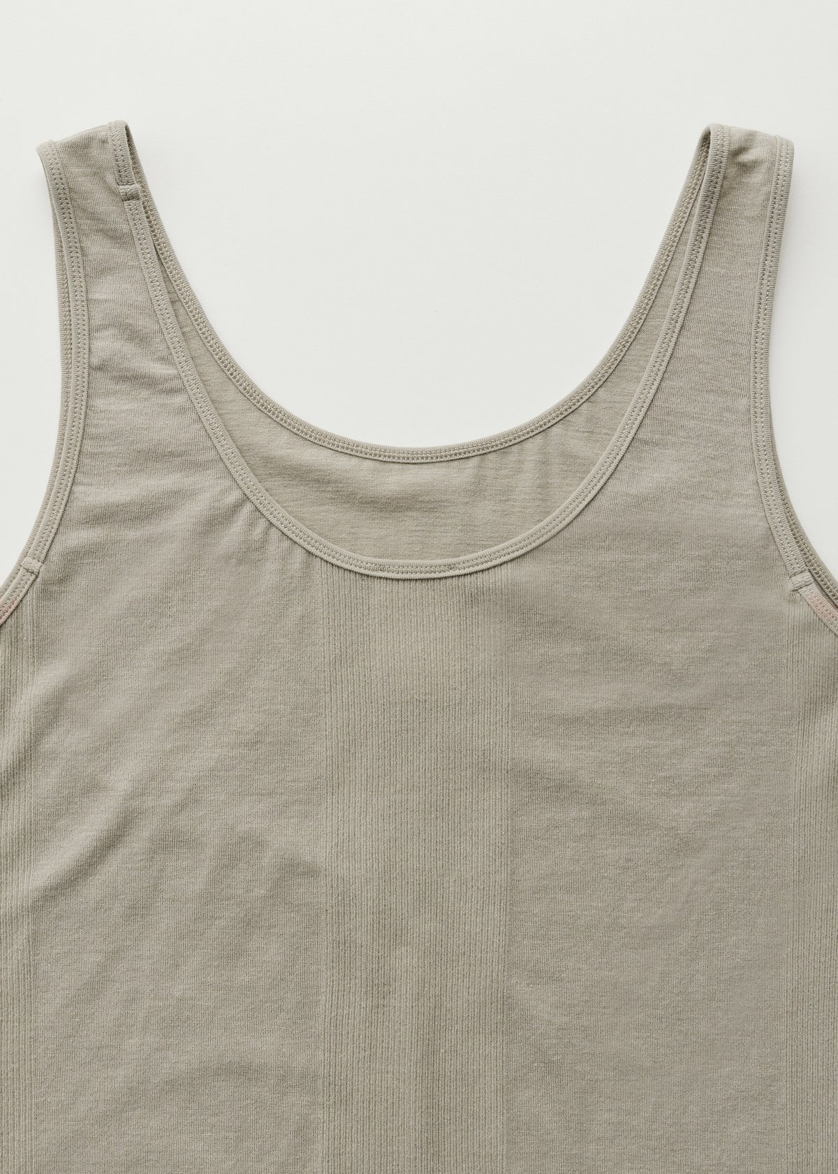 Gentle tank – cotton cashmere blend | Grey Top aiayu