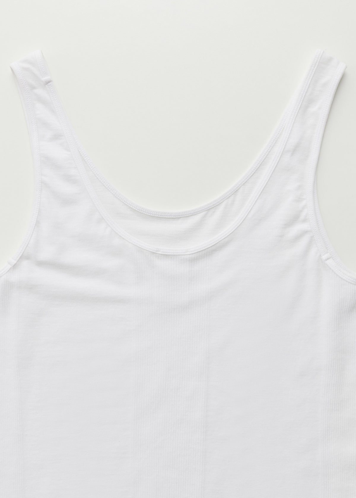 Gentle tank – cotton cashmere blend | White Top aiayu