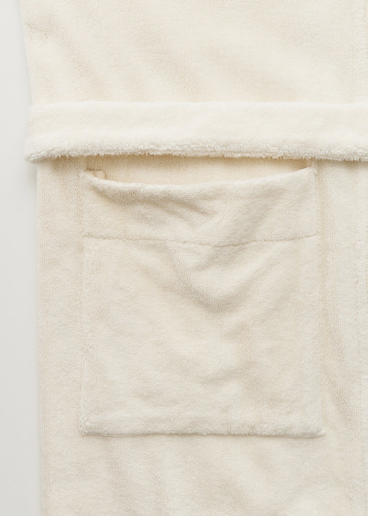 Hooded bathrobe terry | Pure ecru Bathrobe aiayu