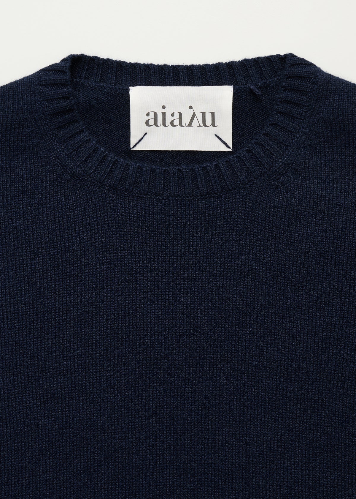 Inga sweater – cashmere | Black blue Sweater aiayu