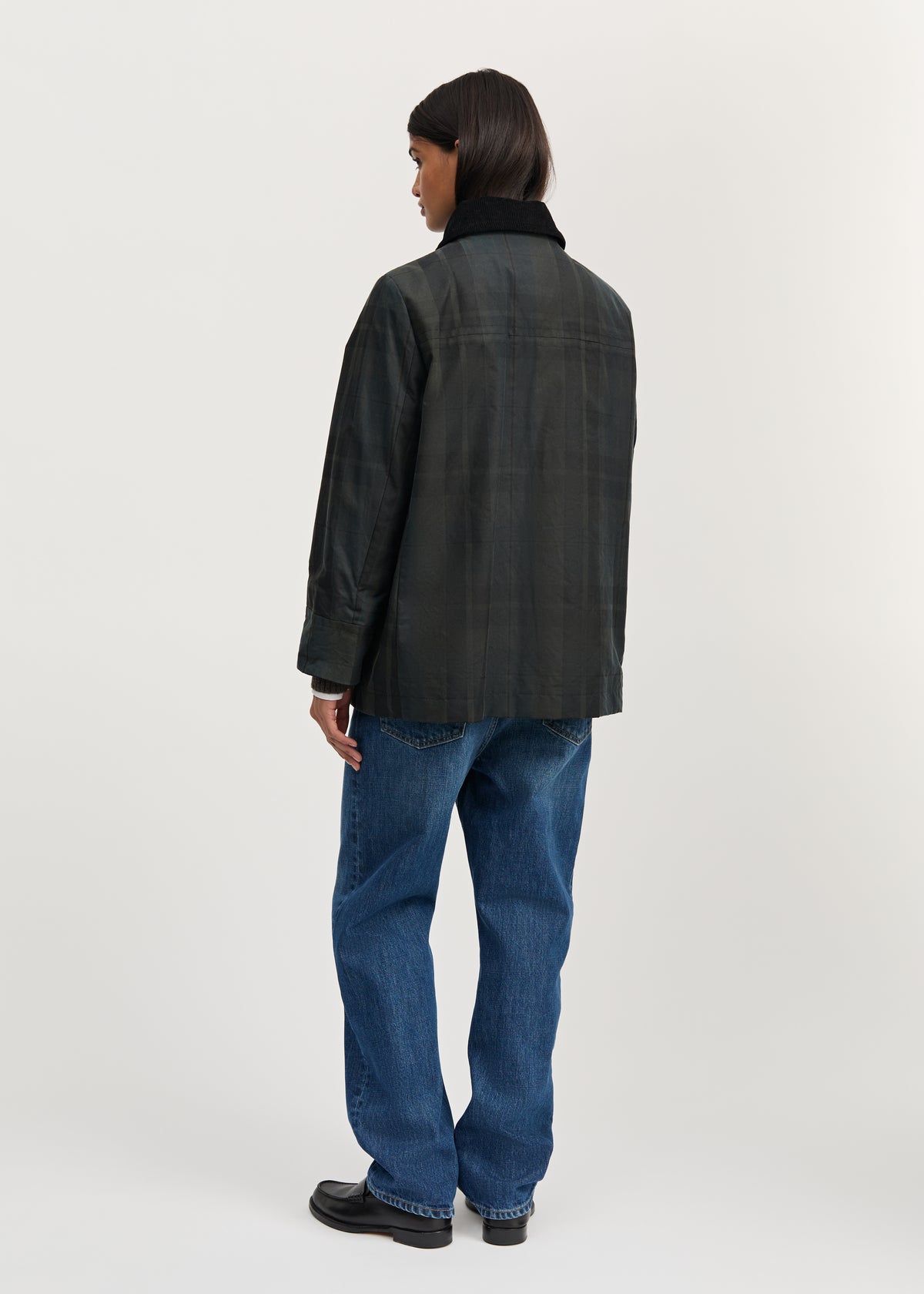 Jamie jacket check – oilskin silkwax | Foxleigh Jacket aiayu