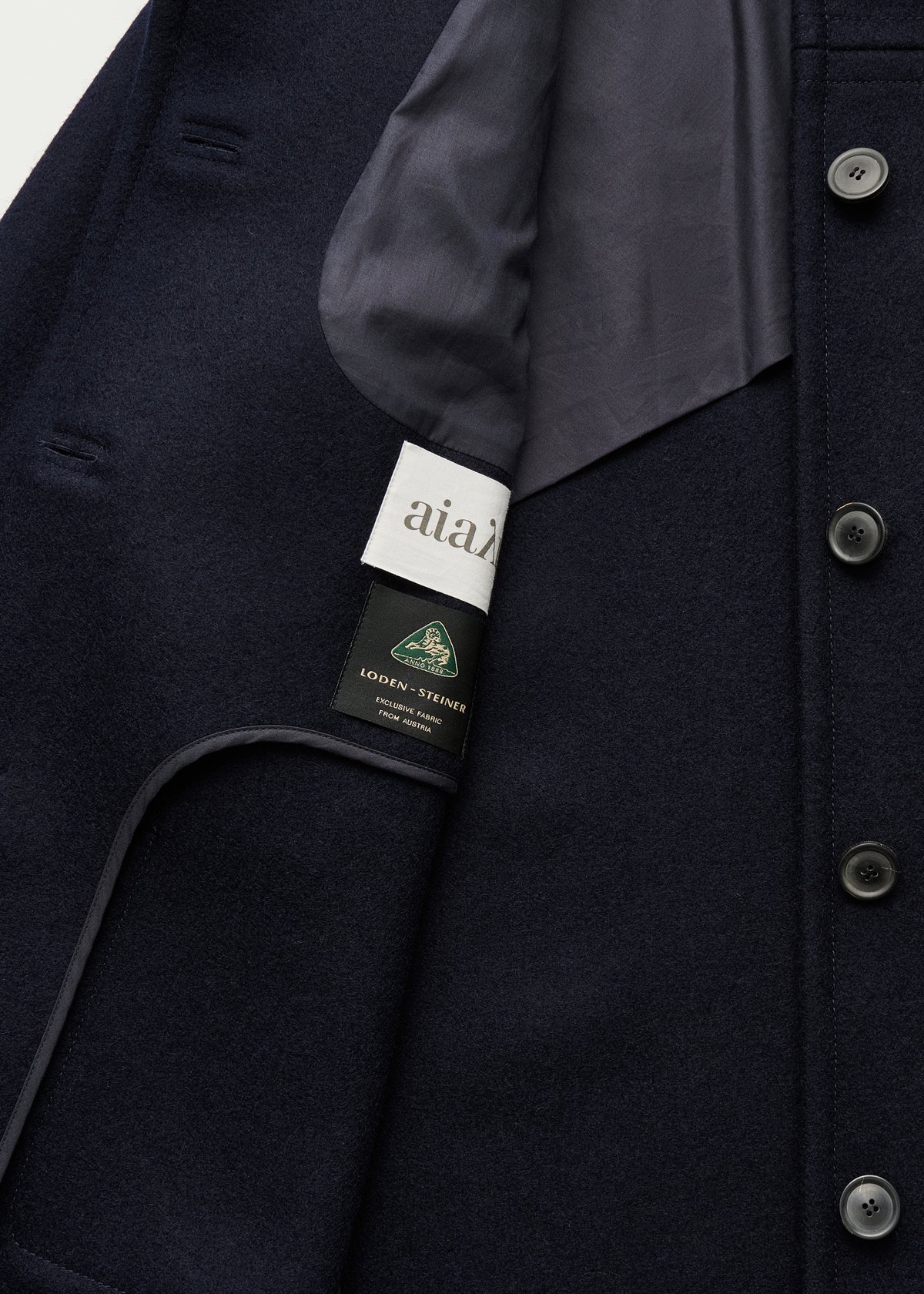 Jamie jacket loden – wool | Navy Coat aiayu