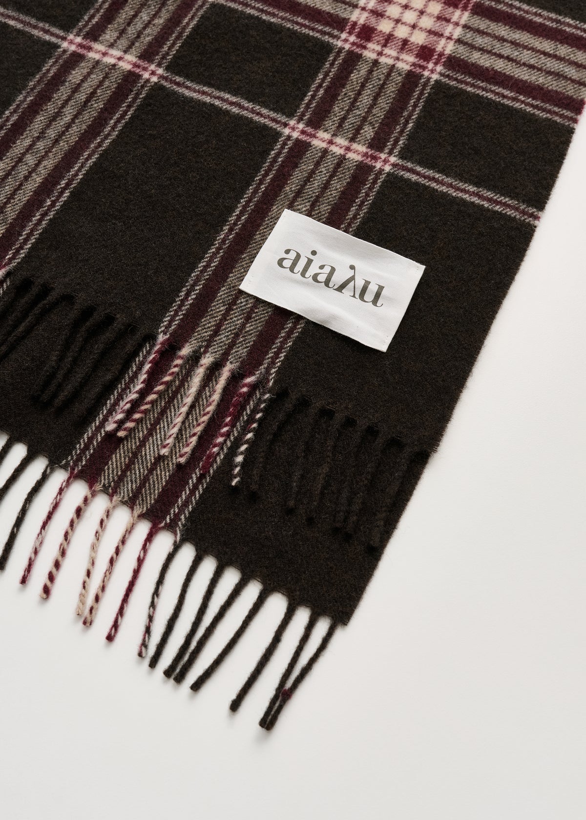 Kaya scarf – wool | Mix brown Scarf aiayu