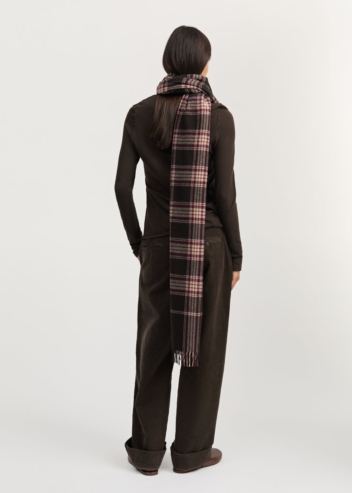 Kaya scarf – wool | Mix brown Scarf aiayu
