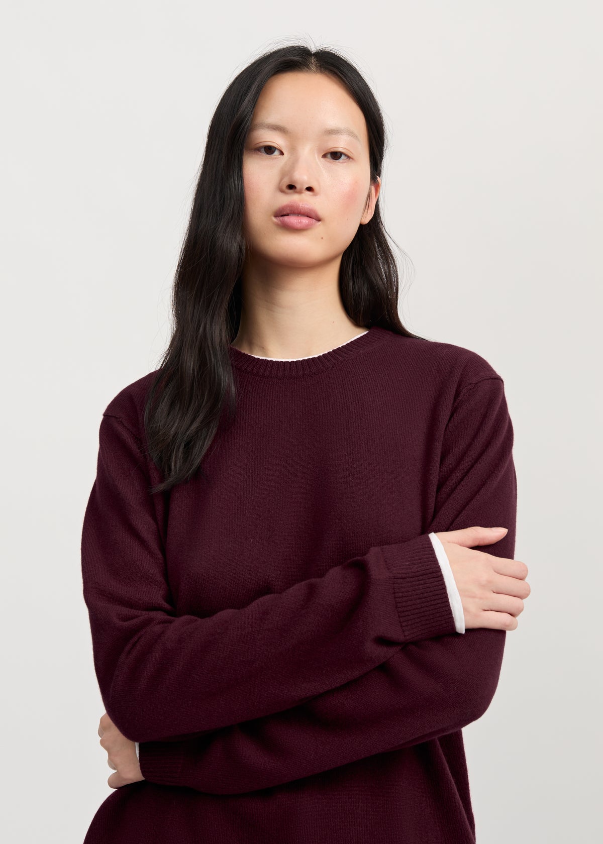 Leonardo sweater – cashmere | Bordeaux Sweater aiayu