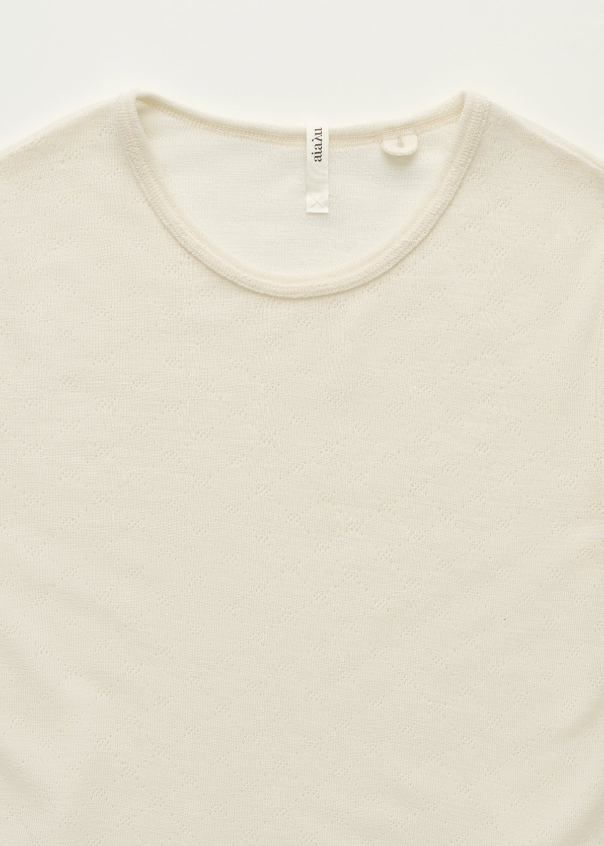 Lumae tee | Pure ecru T-shirt aiayu
