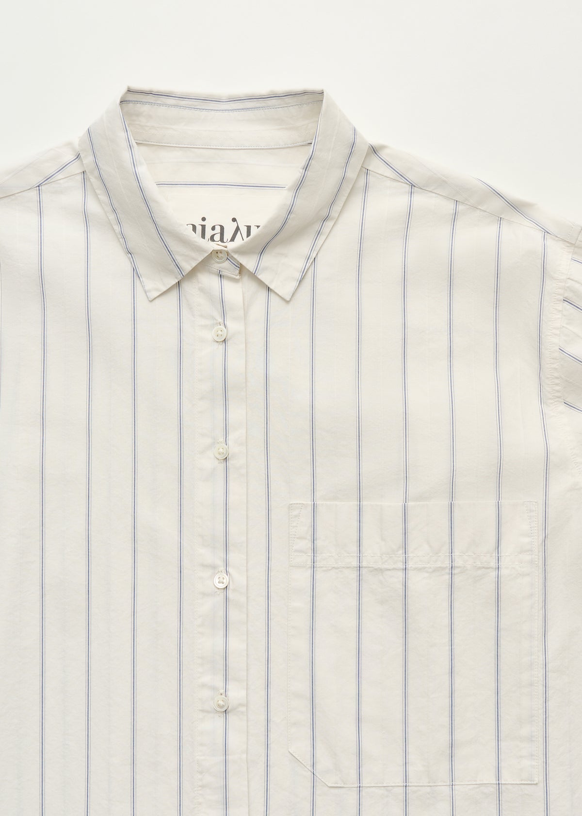 Lynette shirt champetra | Mix french blue Shirt Woven aiayu