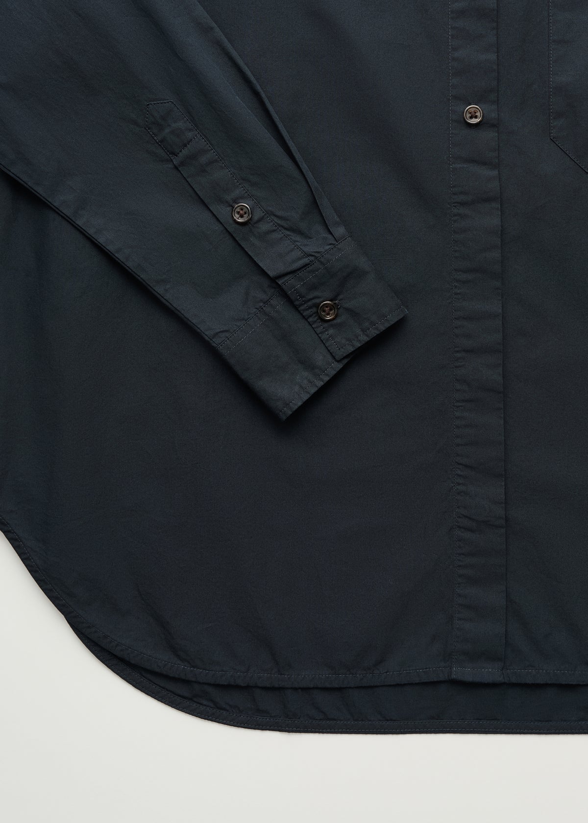 Lynette shirt dark horn | Black navy Shirt Woven aiayu