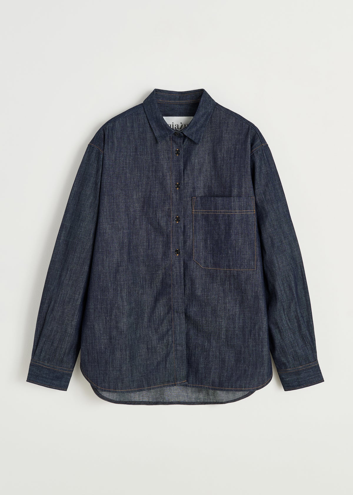 Lynette shirt denim | Classic blue Shirt Woven aiayu