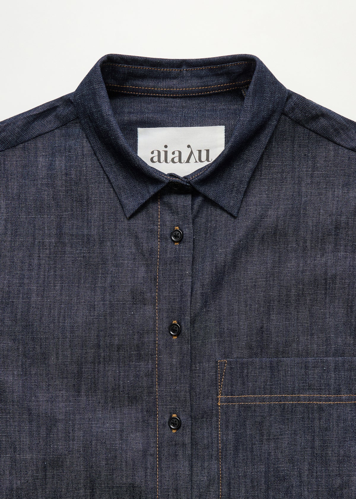 Lynette shirt denim | Classic blue Shirt Woven aiayu