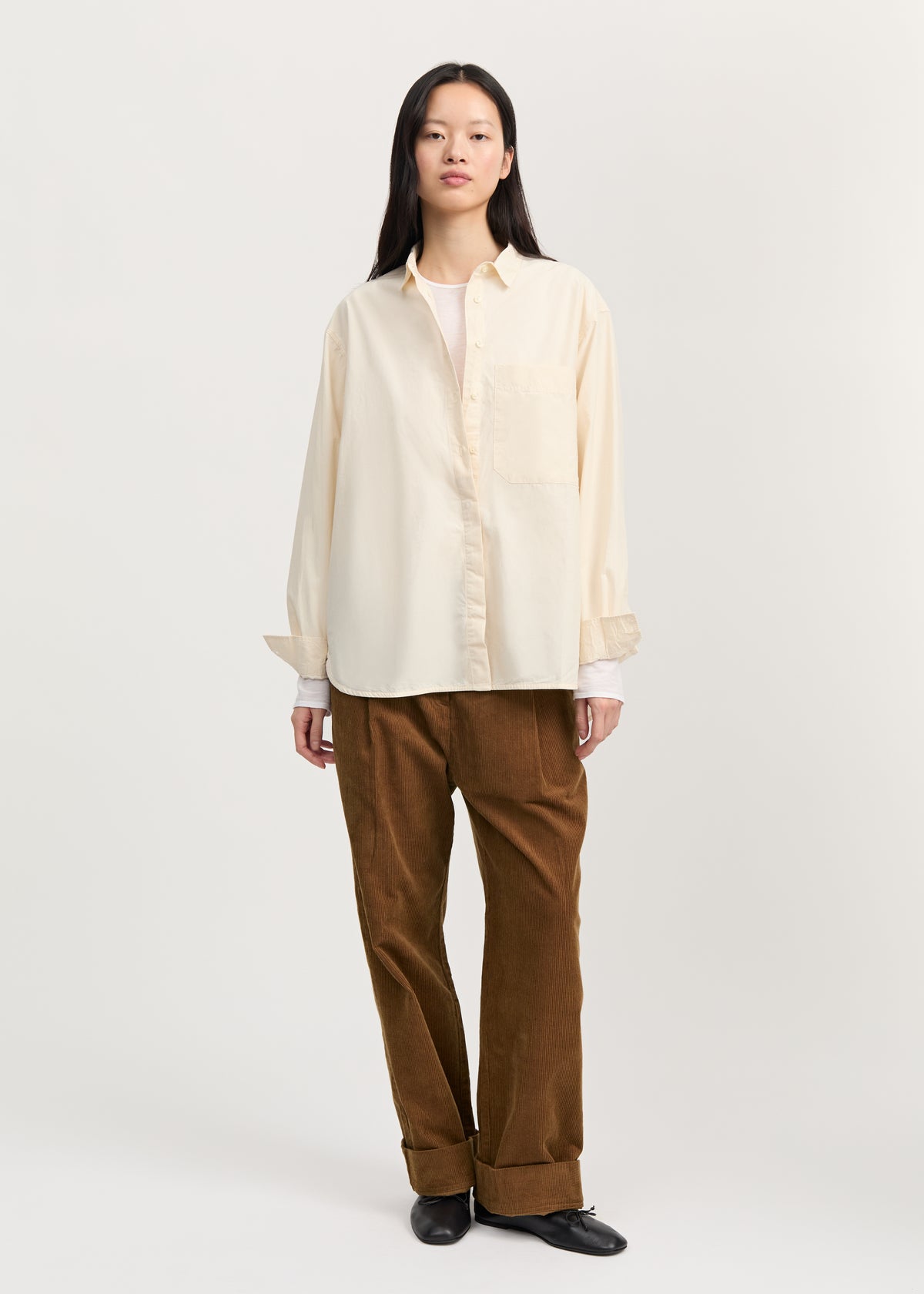 Lynette shirt | Pure ecru Shirt Woven aiayu