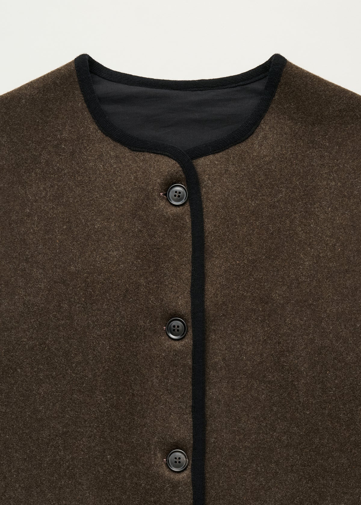 Meha vest – loden | Pure dark brown Vest aiayu