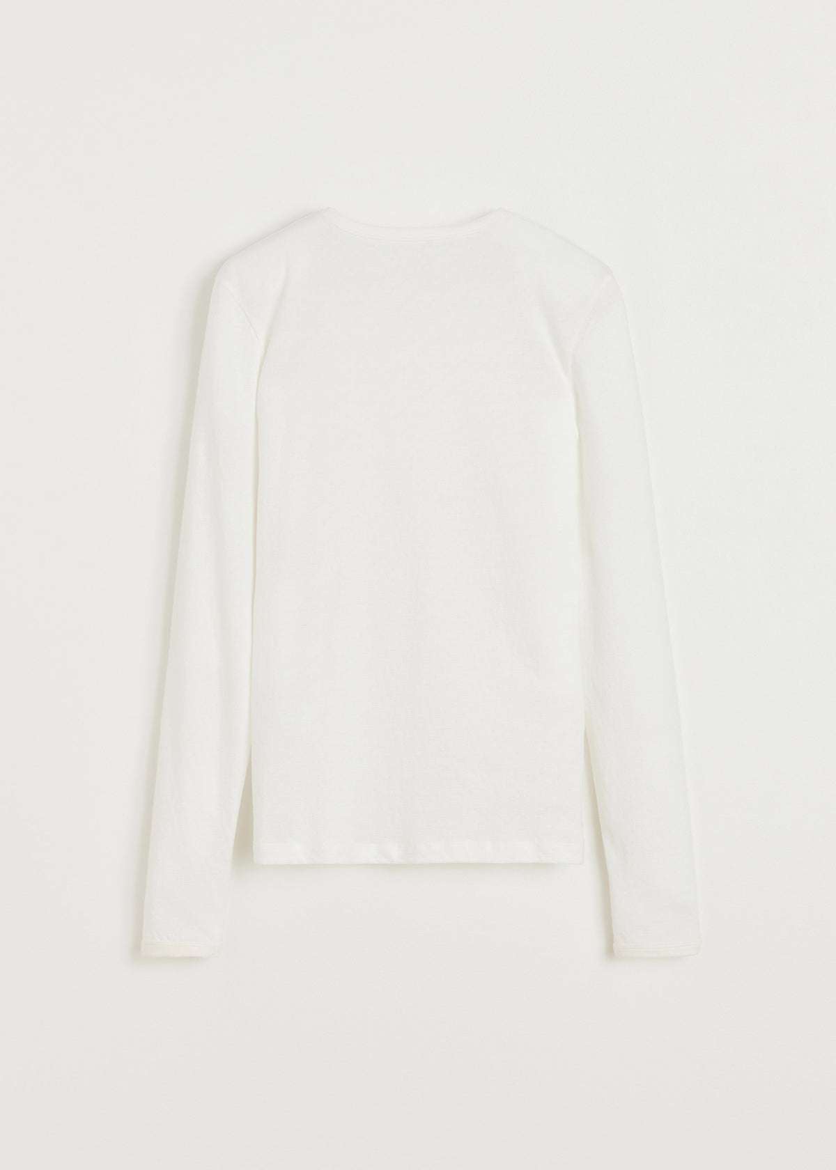 Messhu long sleeve | Pure ecru T-shirt aiayu