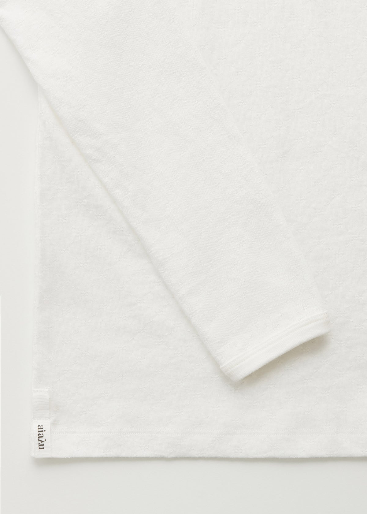 Messhu long sleeve | Pure ecru T-shirt aiayu