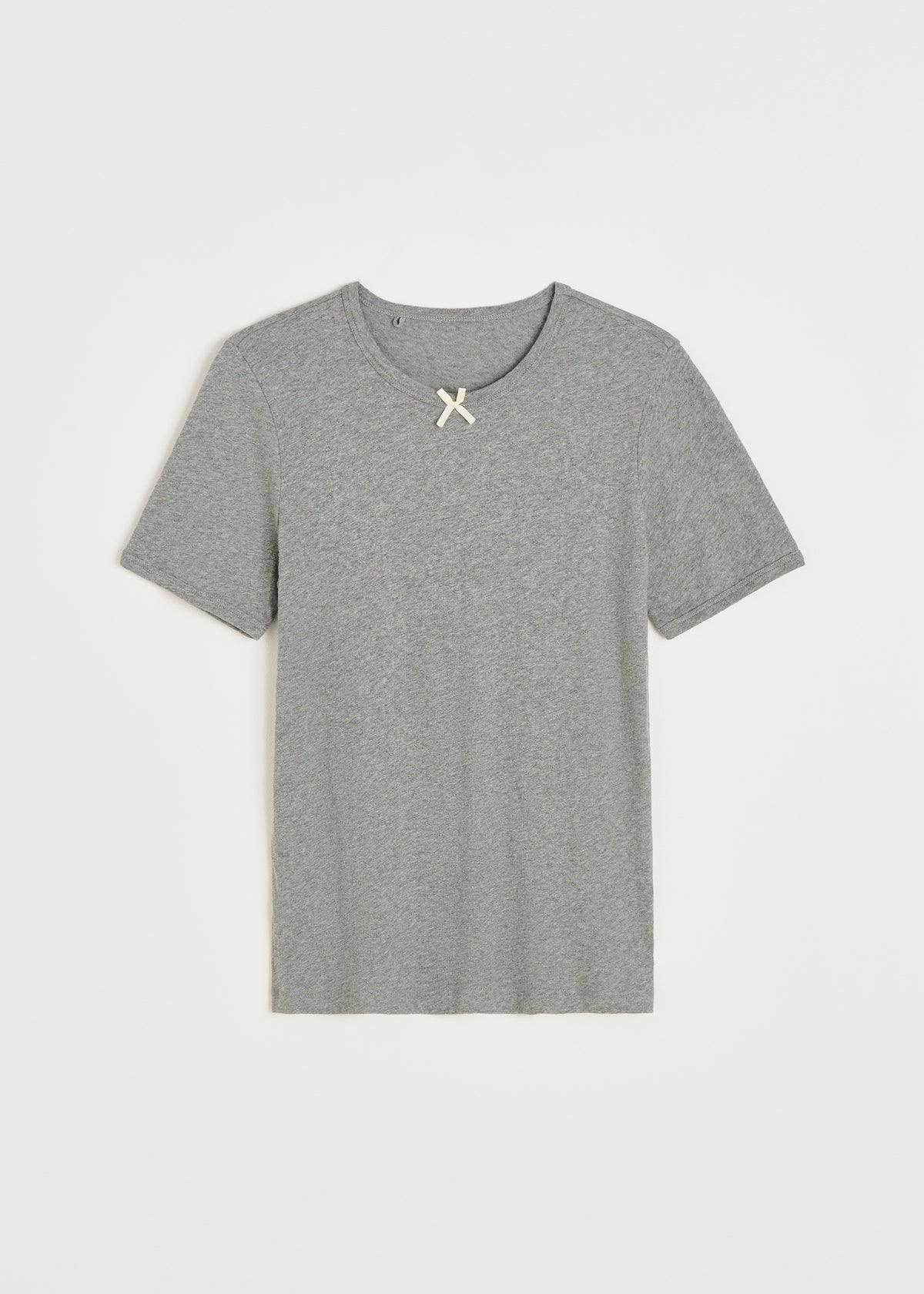 Messhu tee melange | Grey melange T-shirt aiayu