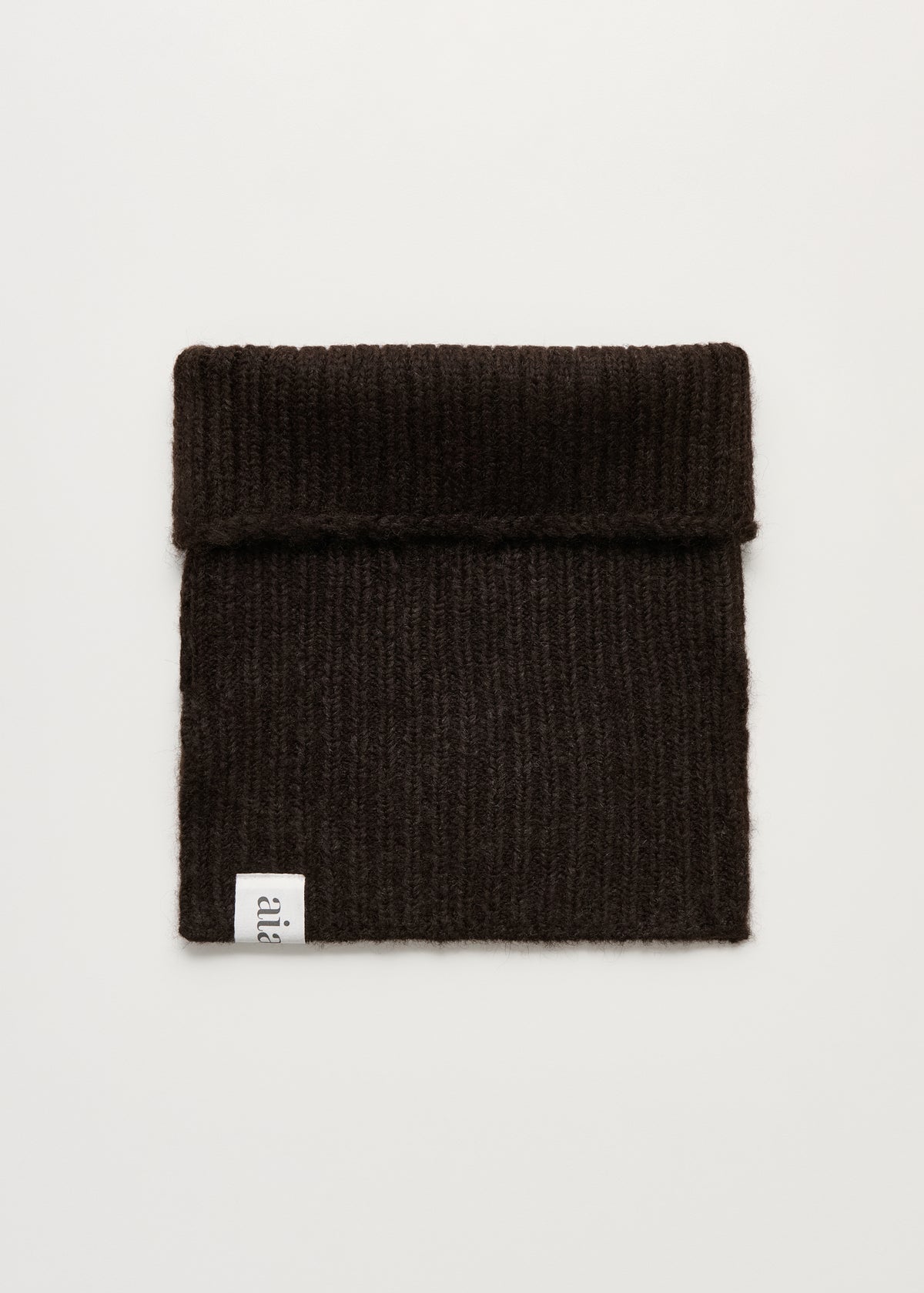 Nellie neck warmer – llama | Pure chocolate Scarf aiayu