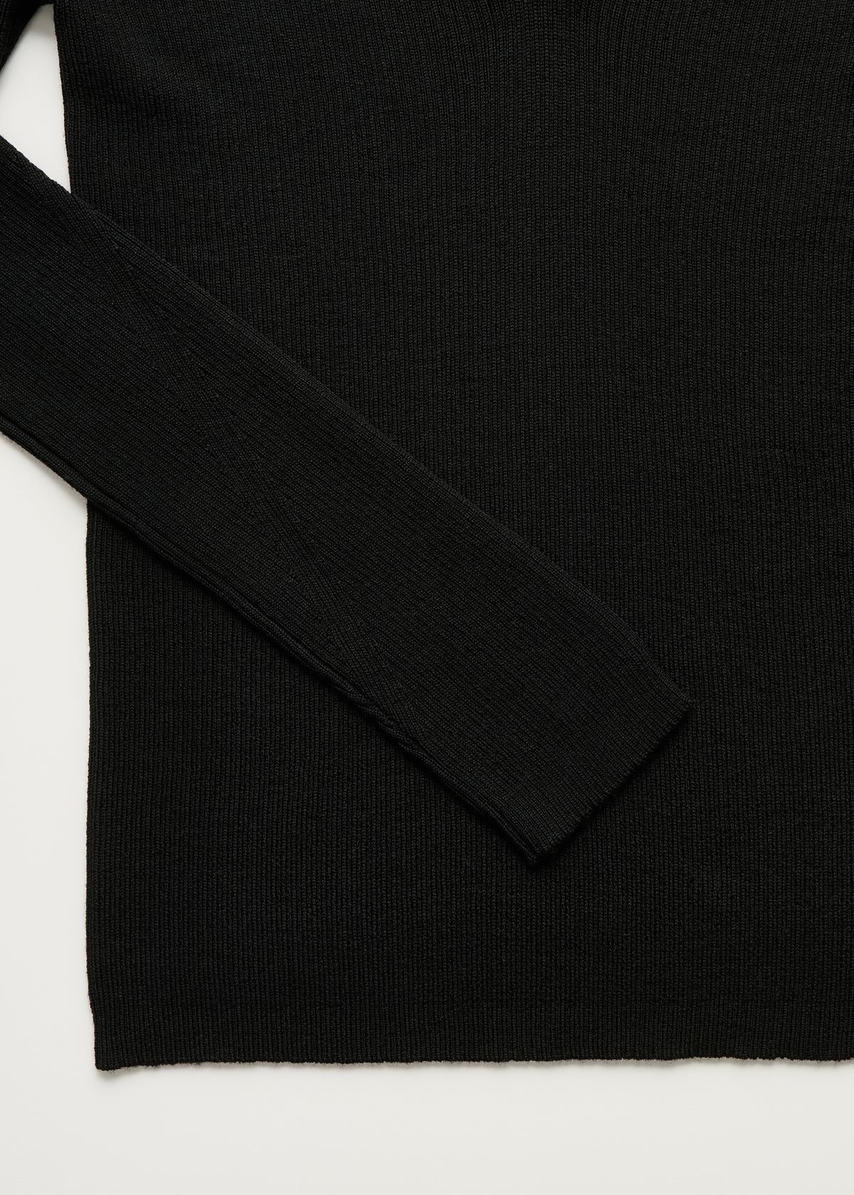 Noa polo blouse - merino wool | Black Blouse aiayu