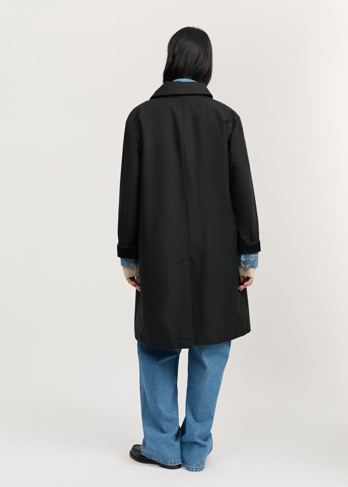 Noor coat – oilskin | Black Jacket aiayu