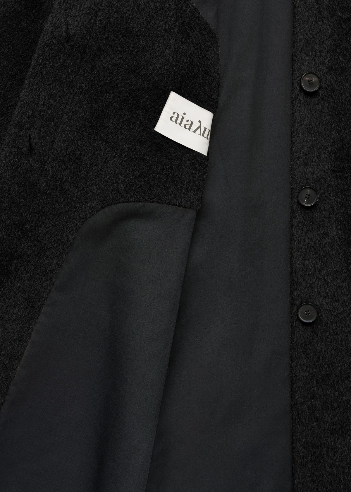 Noor coat – wool | Black Jacket aiayu