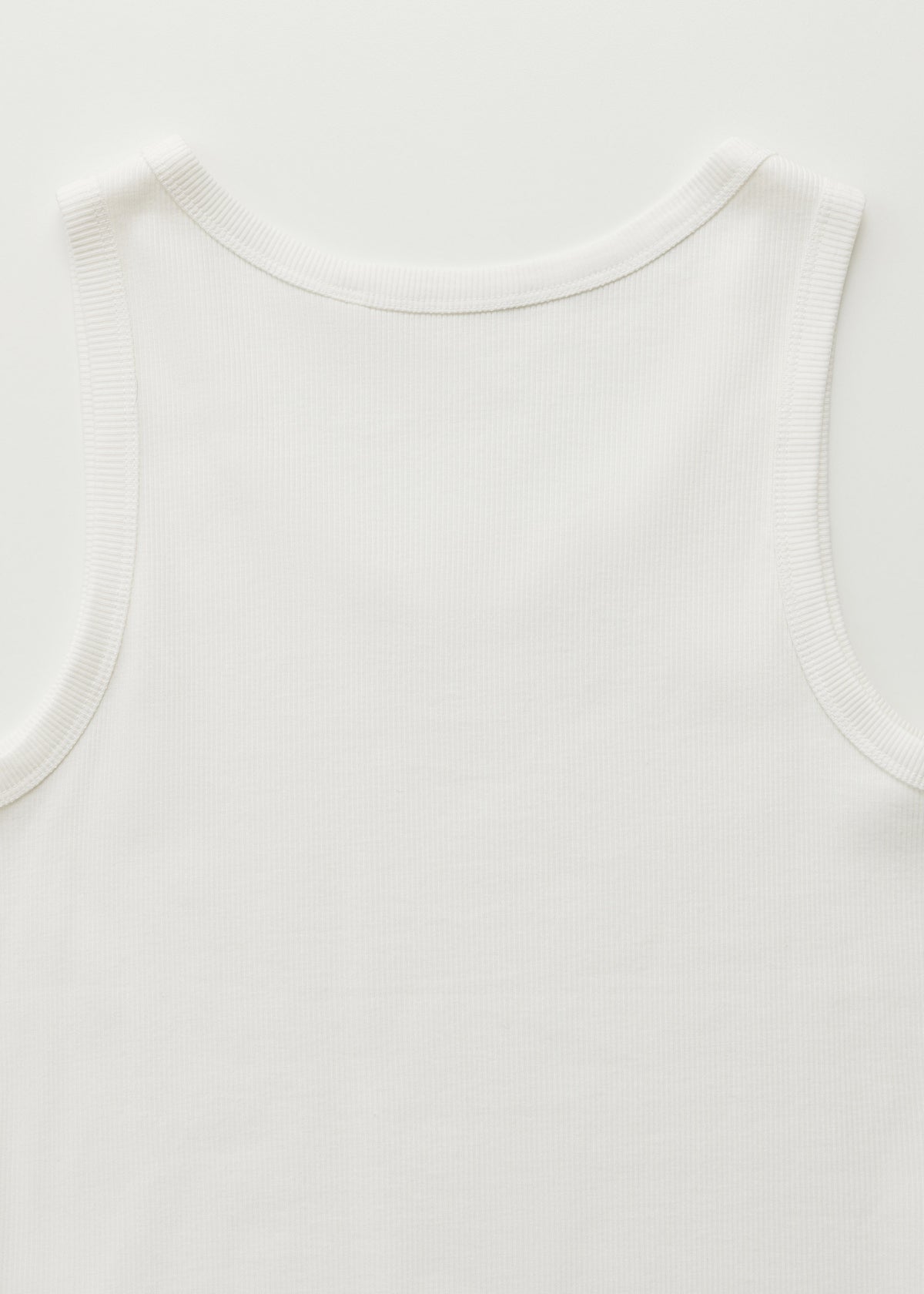 Rib tank top | Off white Top aiayu