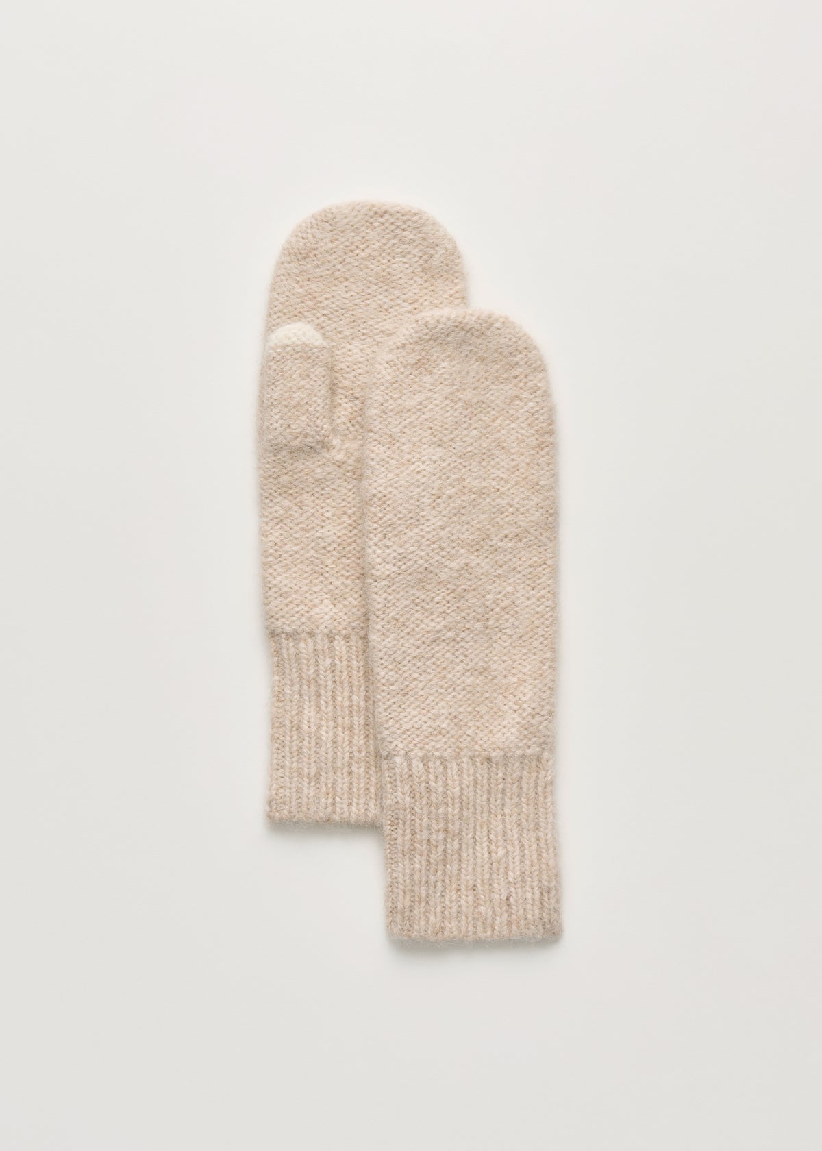 Sadie mittens – llama | Pure beige Mittens aiayu