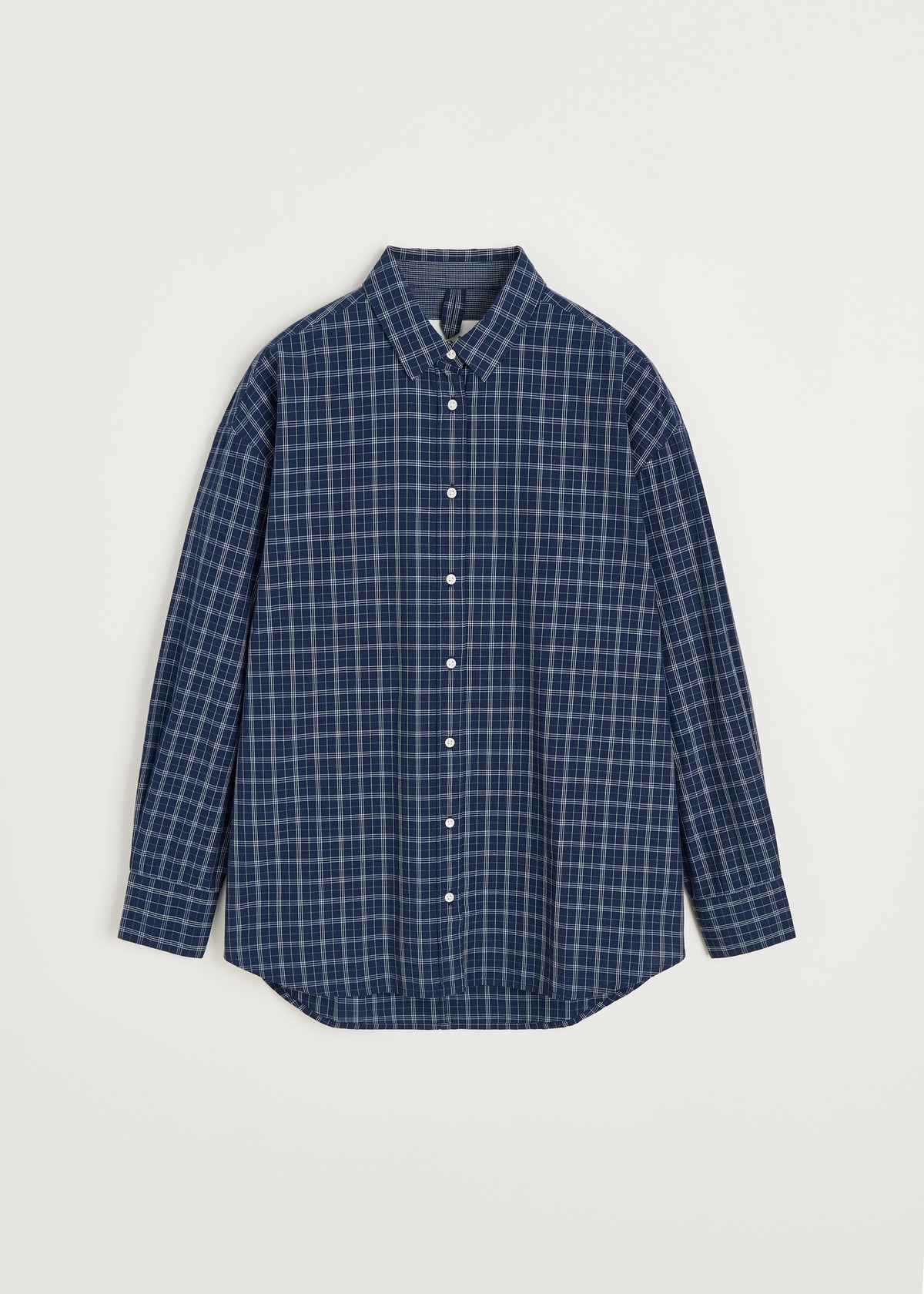 Shirt check | Mix navy Shirt Woven aiayu