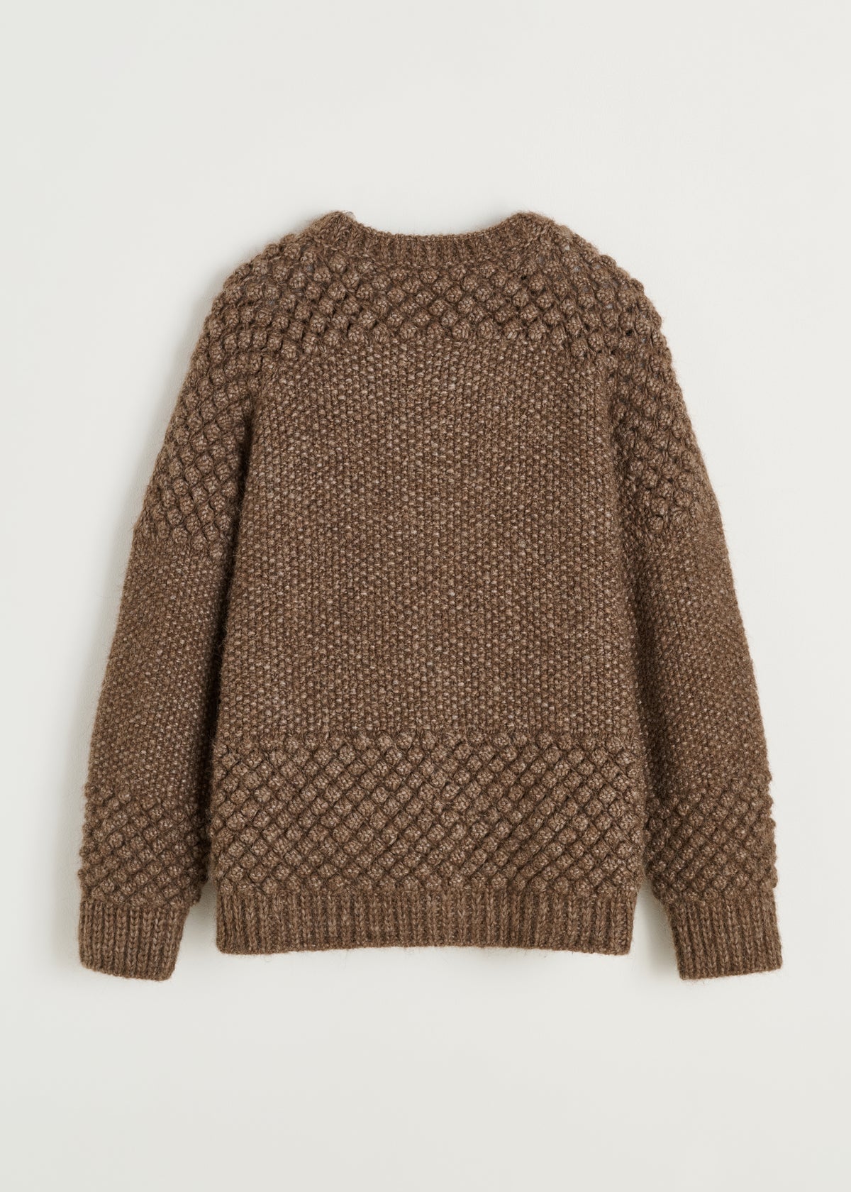 Sierra cardigan – llama wool | Pure brownie Cardigan aiayu