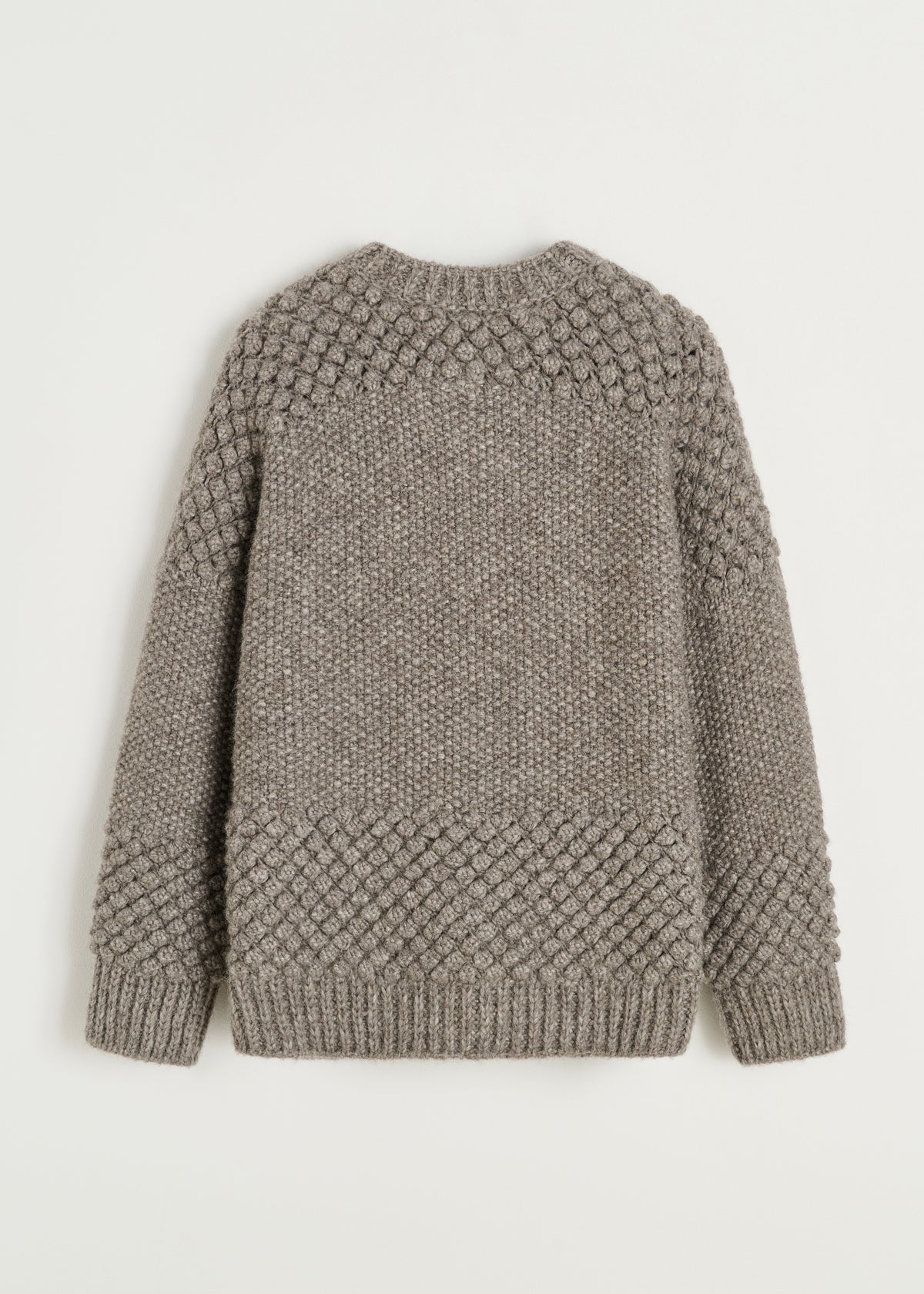 Sierra cardigan – llama wool | Pure Grey Cardigan aiayu