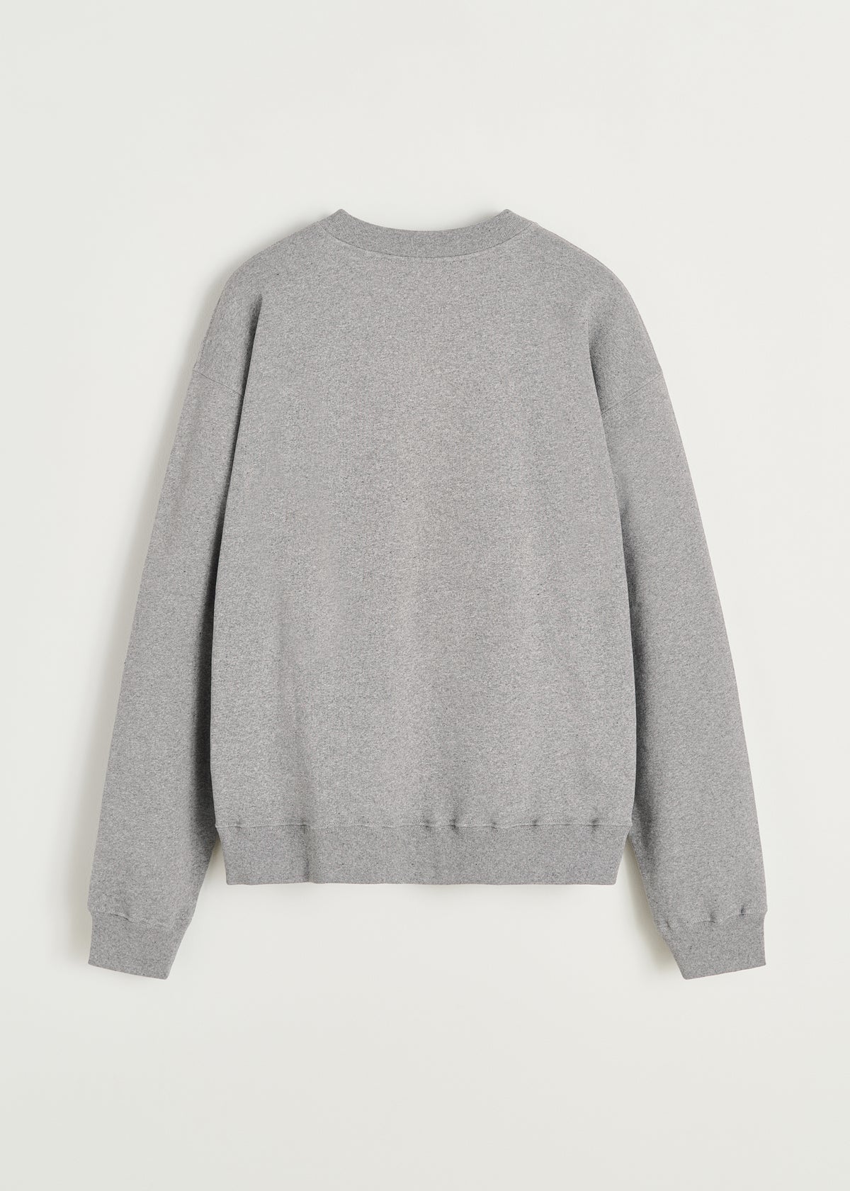 Stitched circular sweatshirt | Grey melange Sweatshirt aiayu