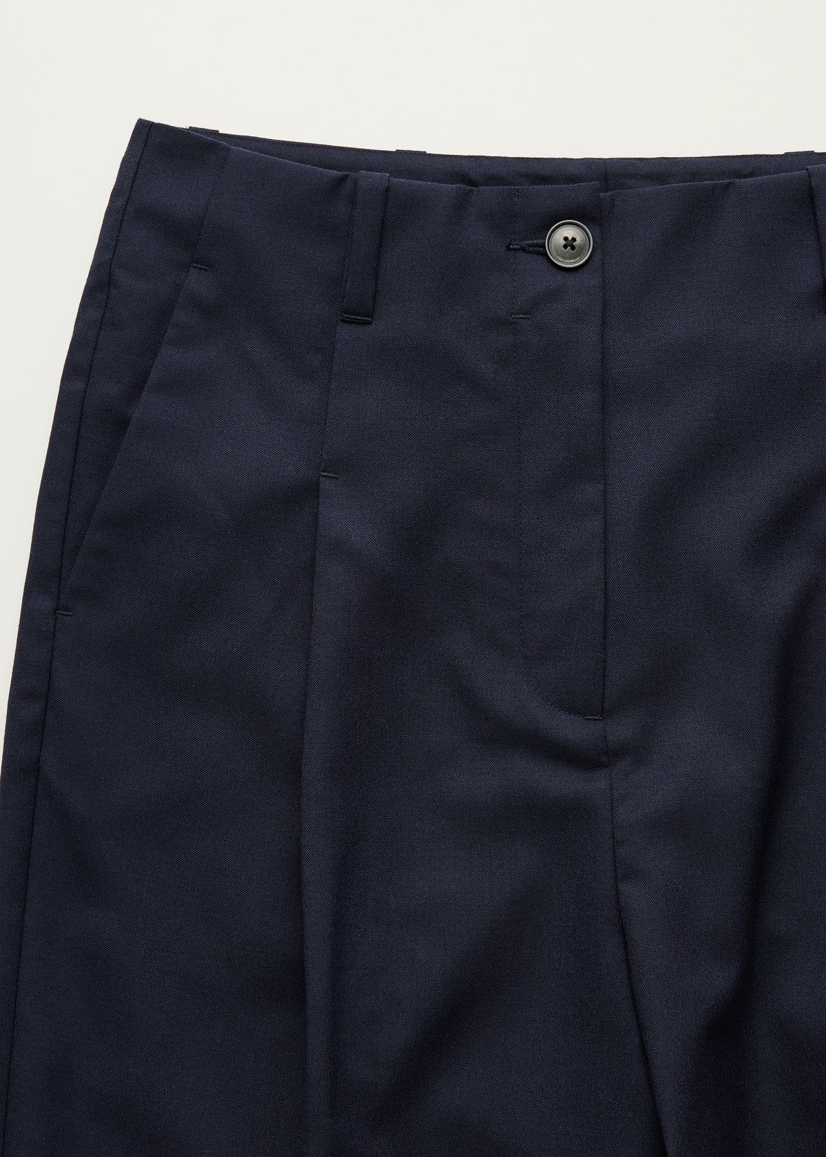 Toto pant fine wool | Black navy Pants aiayu